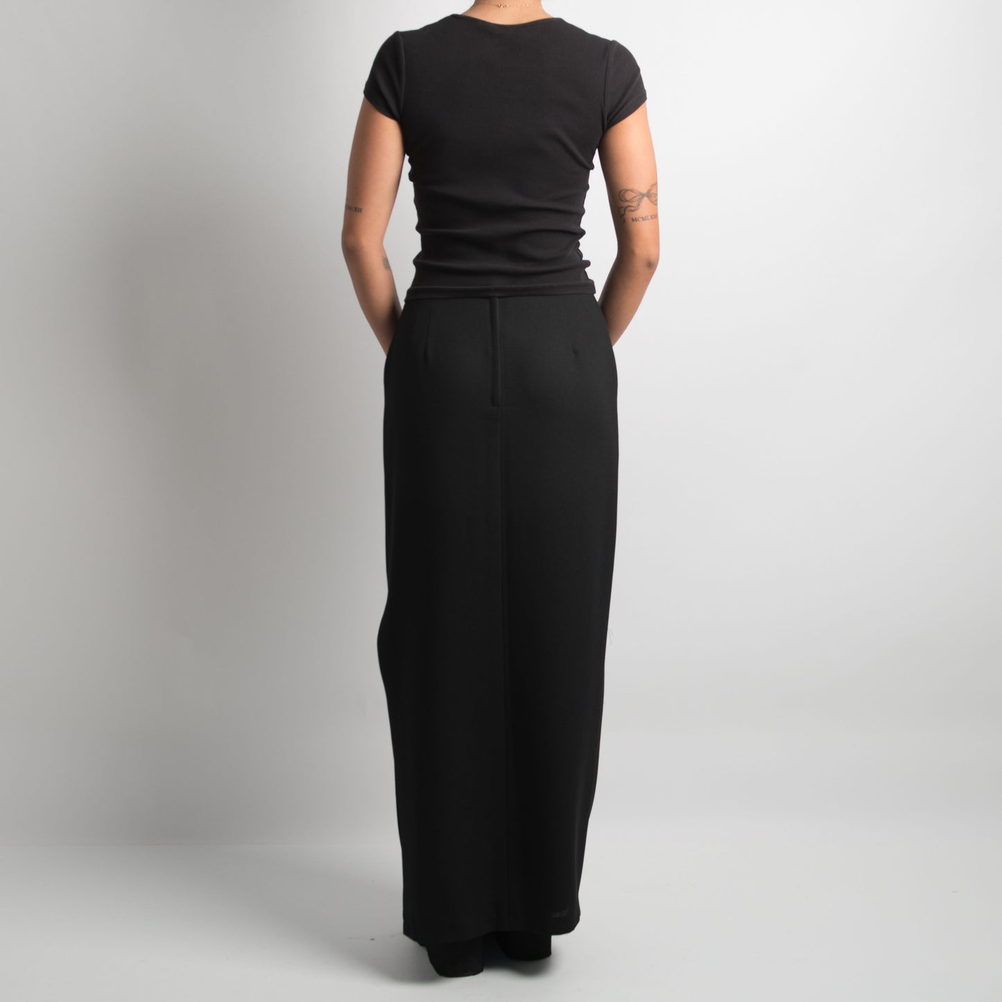 BLACK MAXI SKIRT