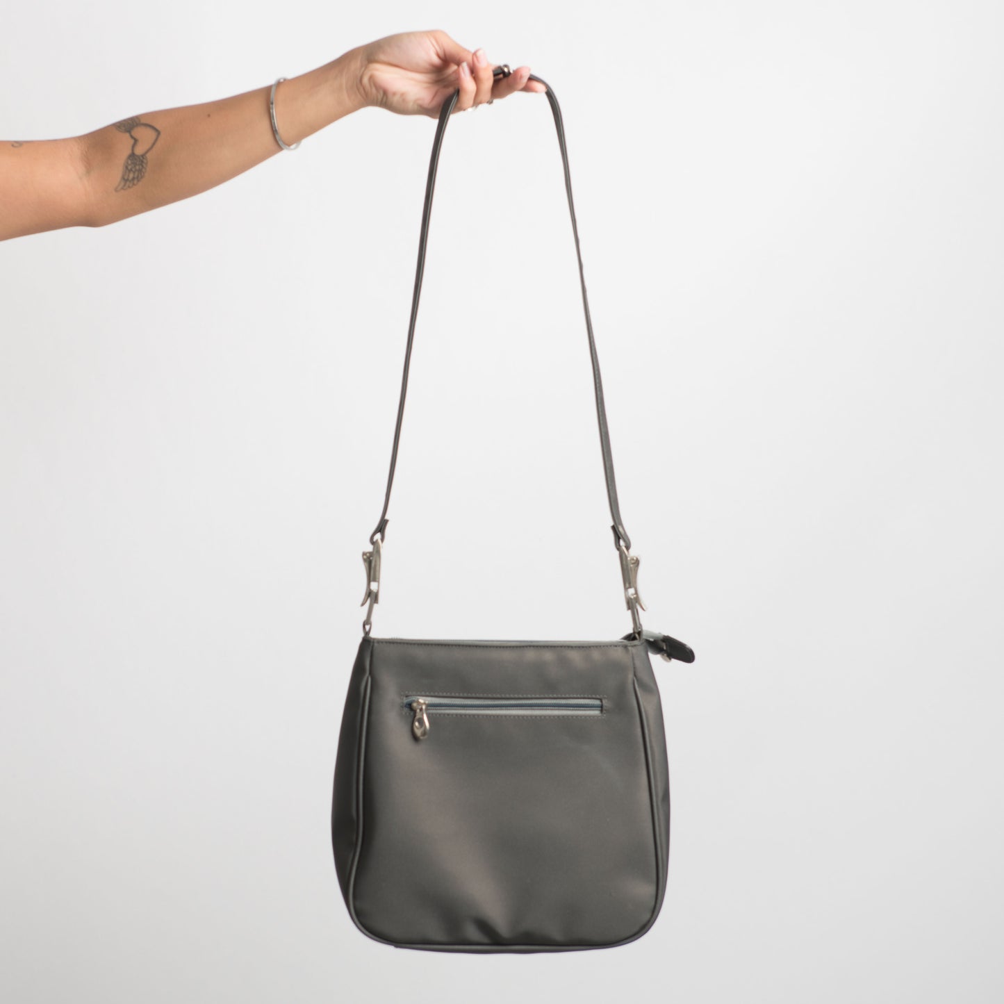 GREY CROSSBODY BAG