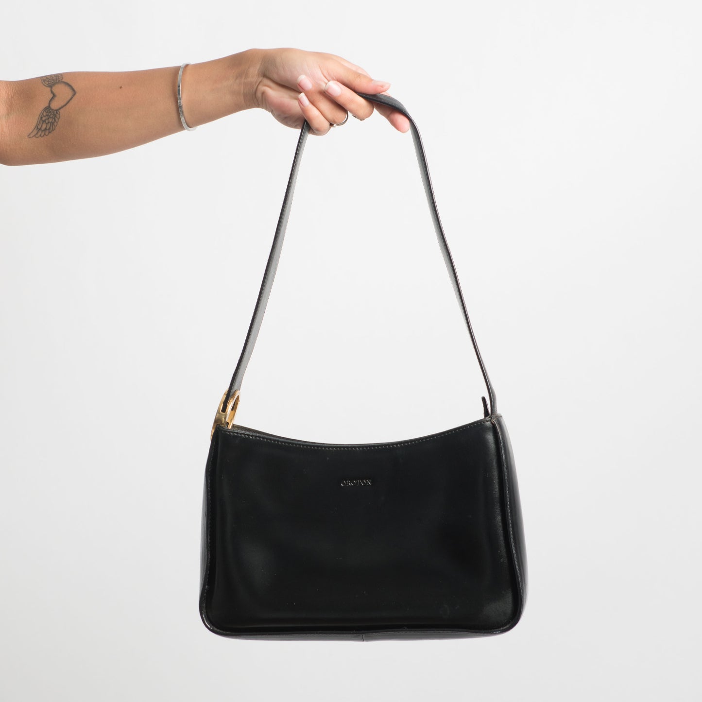 BLACK OROTON HANDBAG