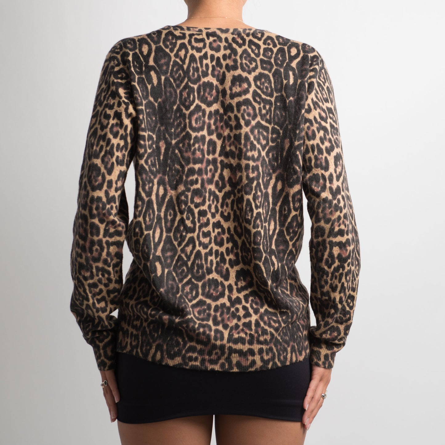 LEOPARD PRINT CARDIGAN