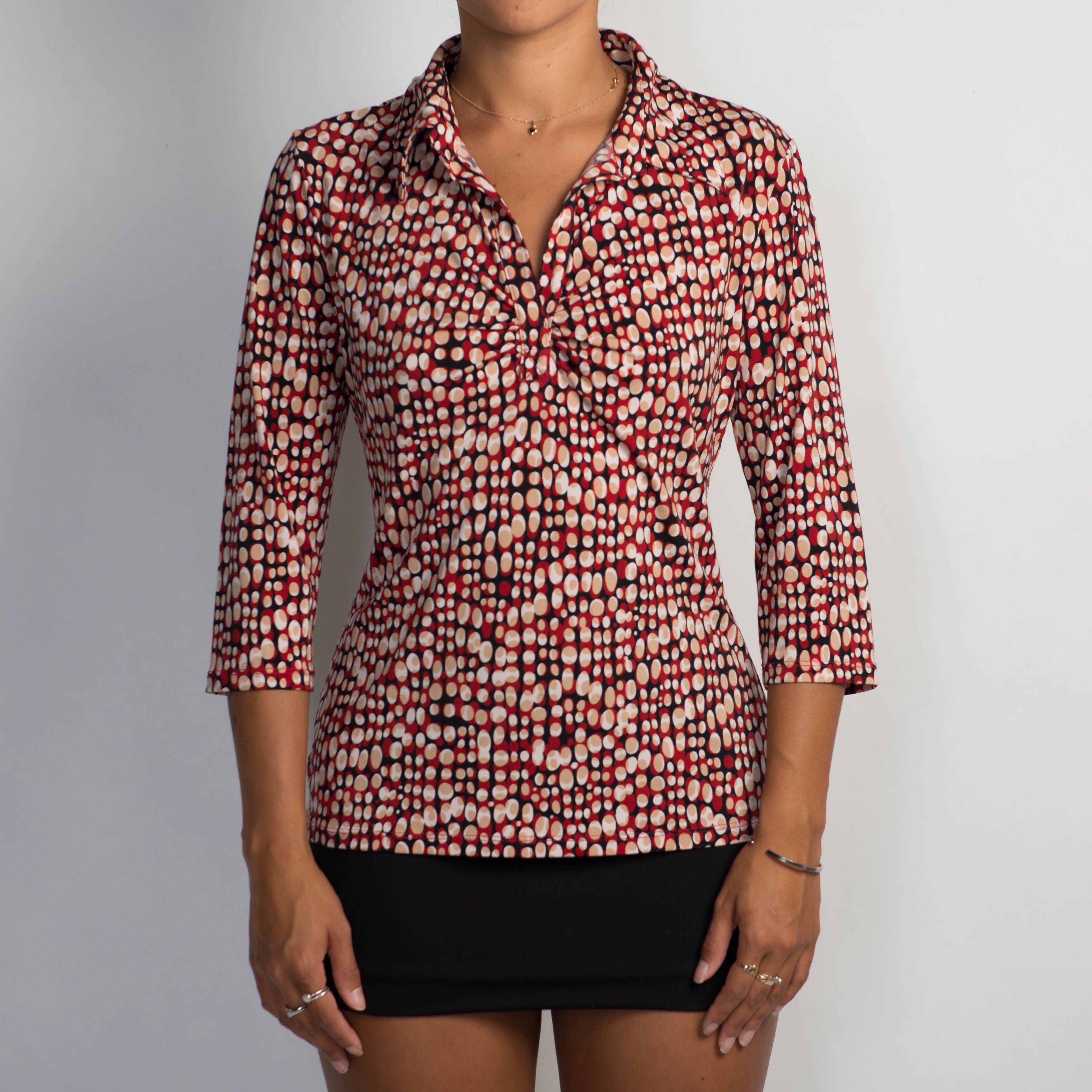 SLINKY PATTERN BLOUSE