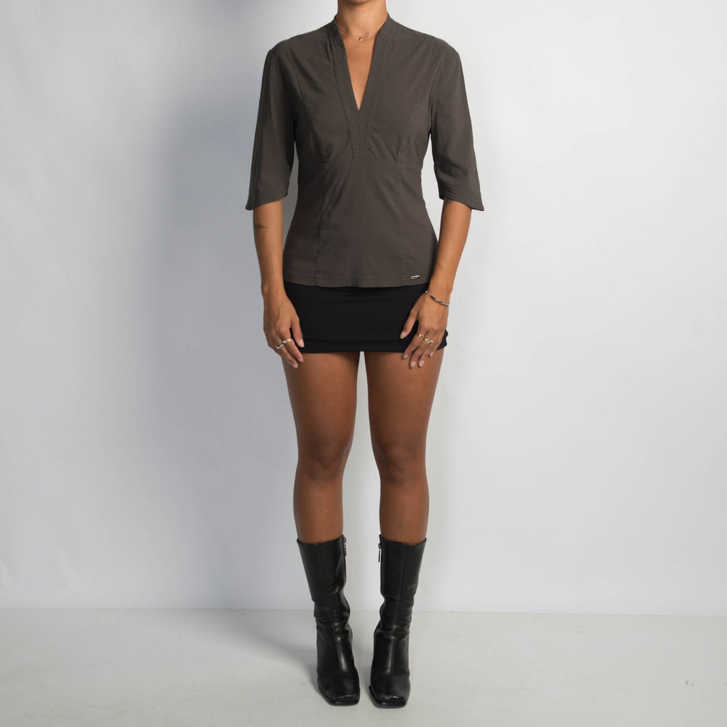 STRETCH 1/2 SLEEVE BLOUSE