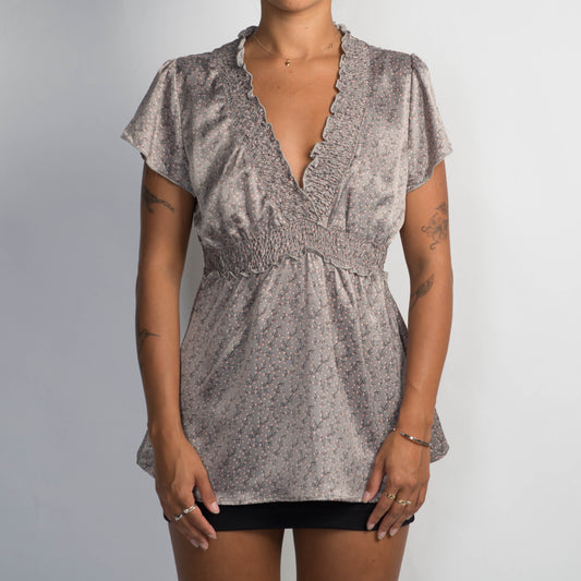 SATIN PATTERN TOP