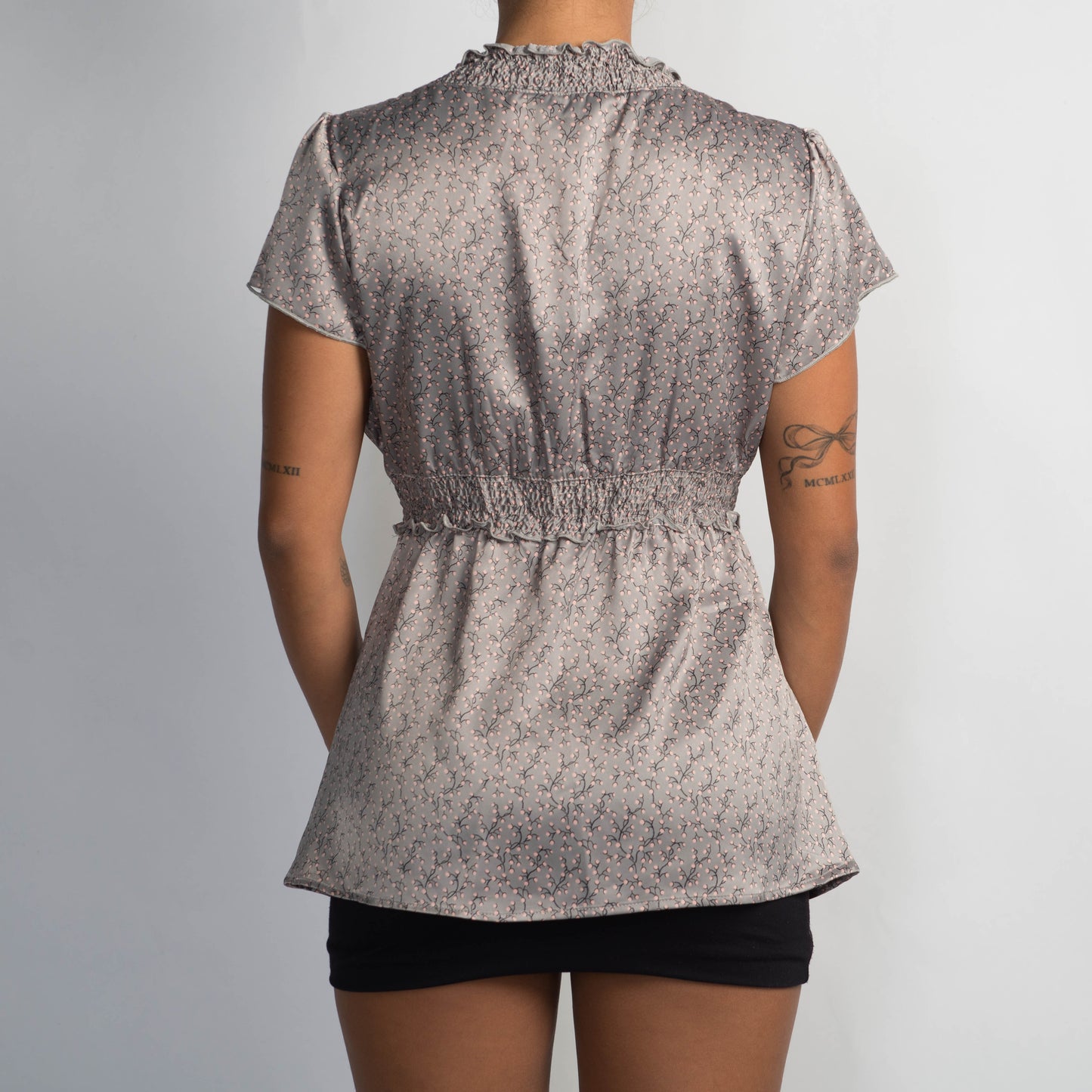 SATIN PATTERN TOP