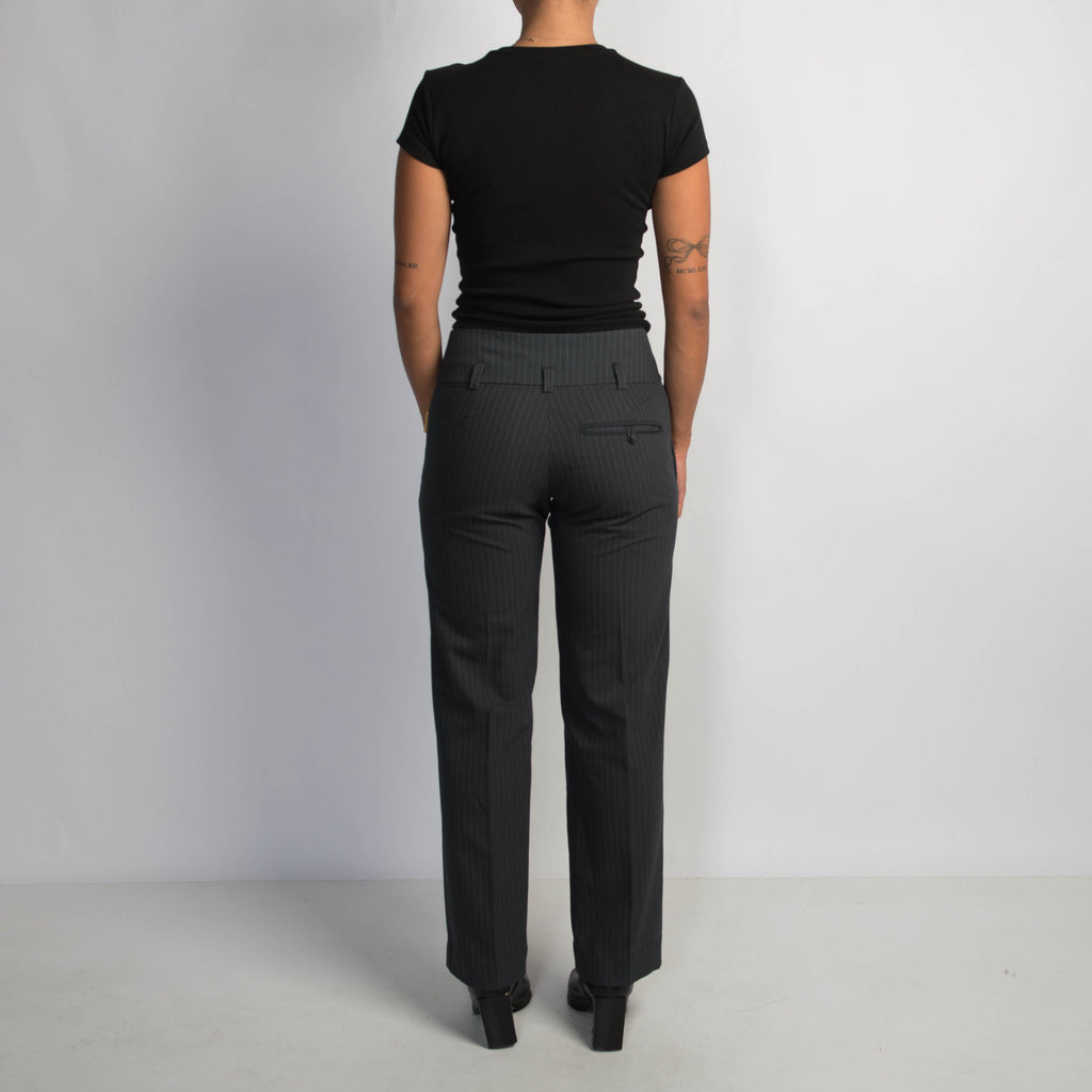 STRIPE PLEATED PANTS