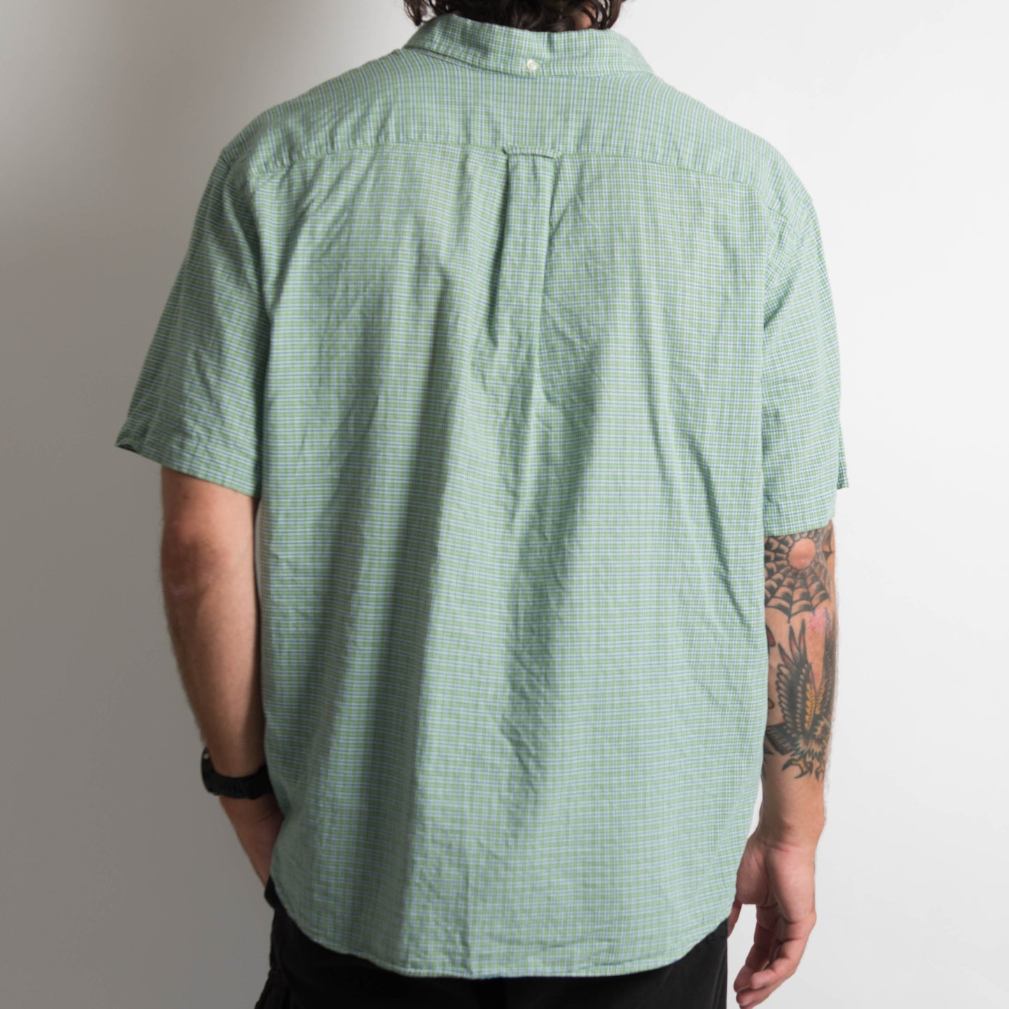 GREEN RALPH LAUREN BUTTON UP