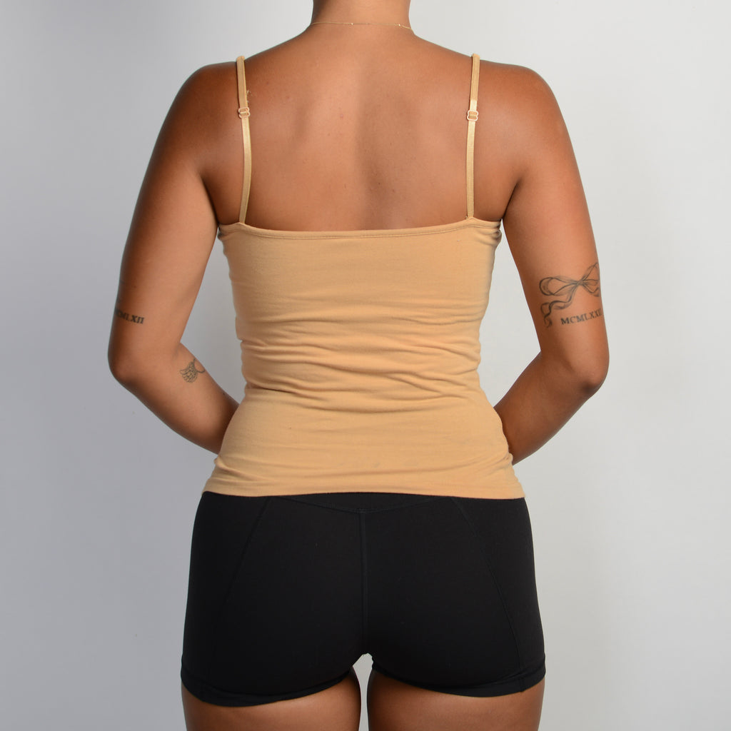 TAN SCOOP CAMISOLE