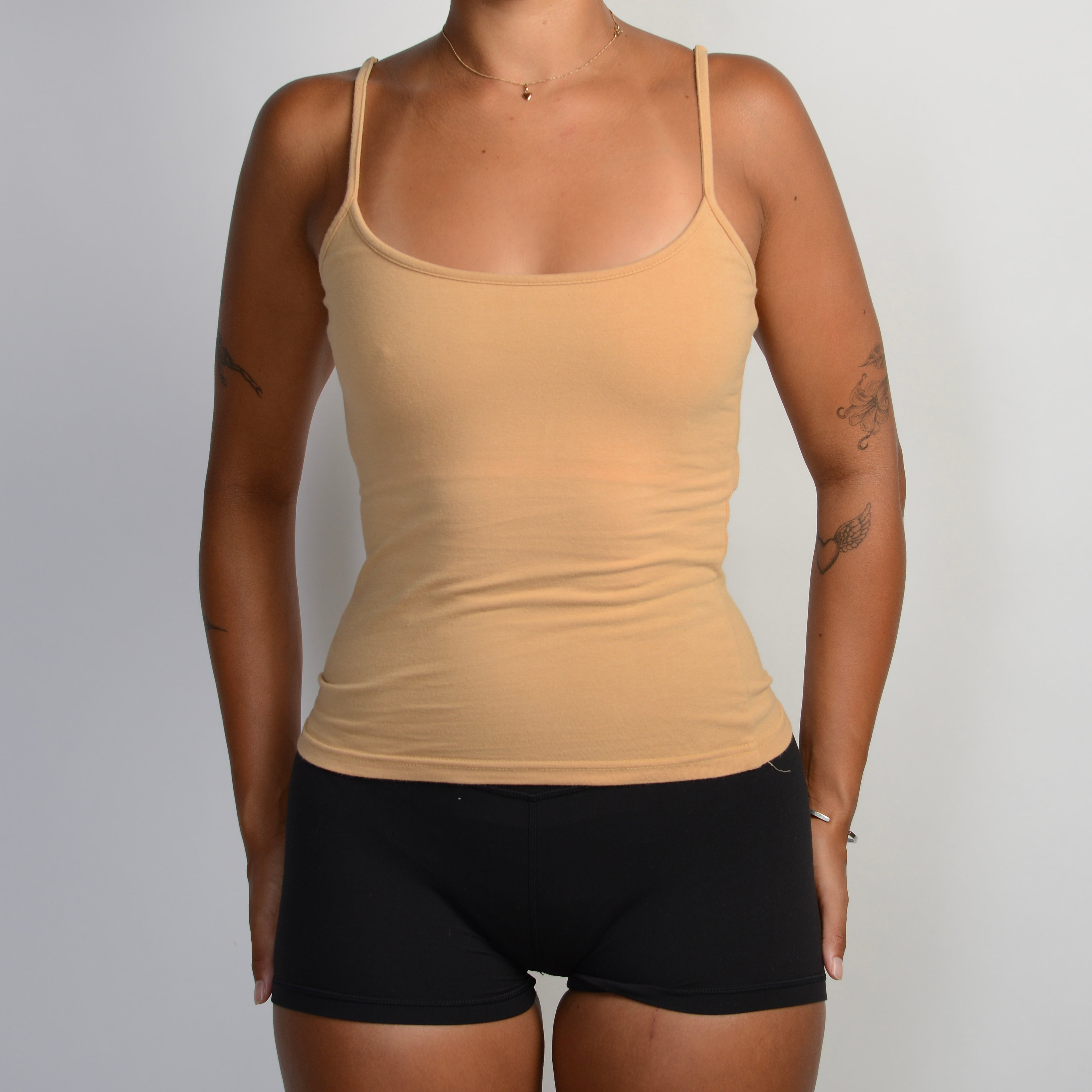 TAN SCOOP CAMISOLE