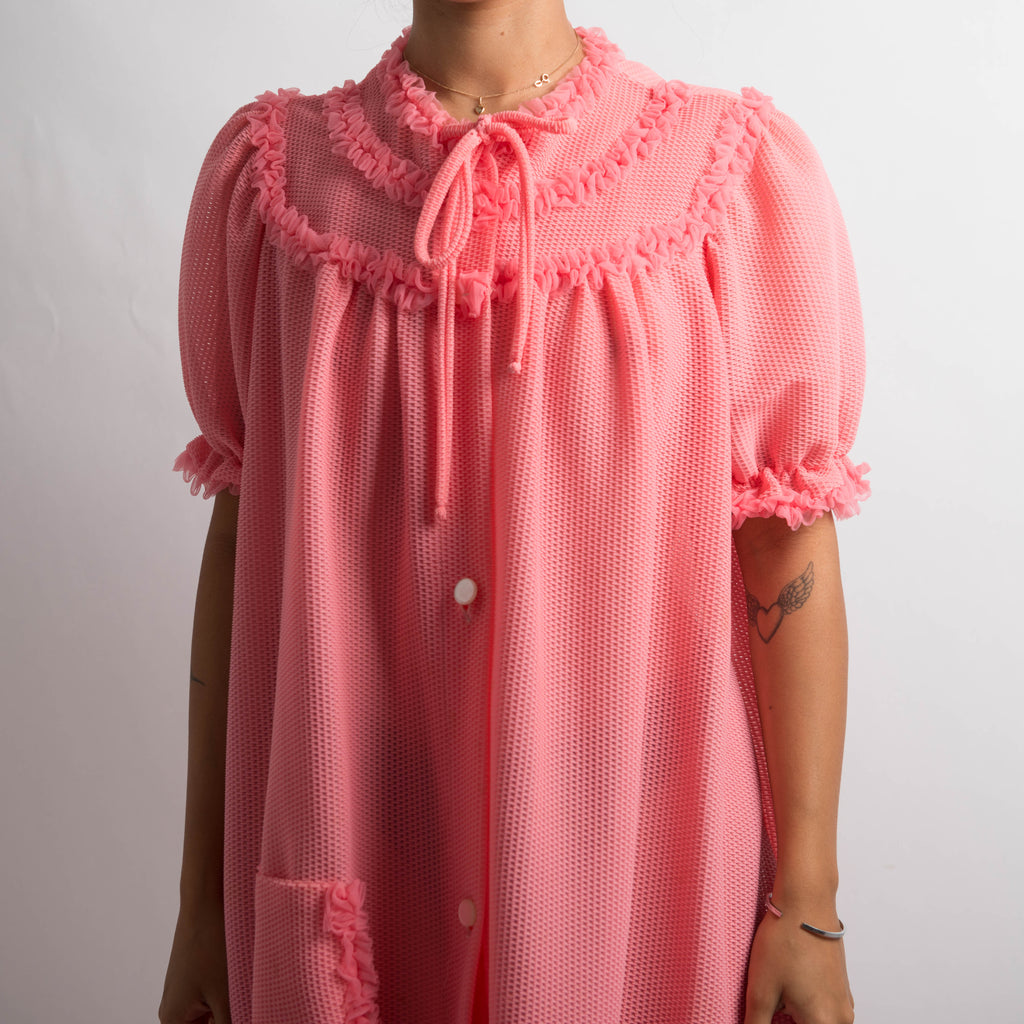 RASPBERRY TEXTURED DRESS