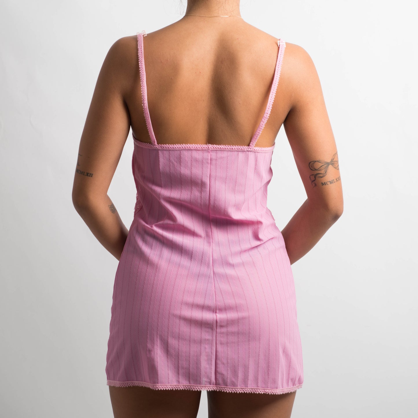 PINK NYLON CHEMISE