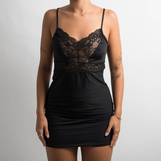 BLACK STRETCH CAMISOLE
