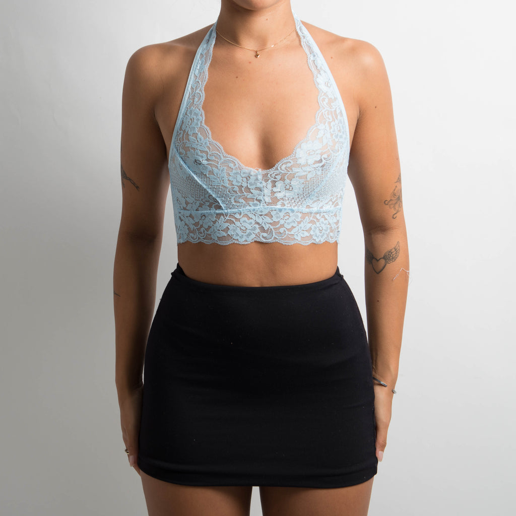 BLUE LACE BRALETTE