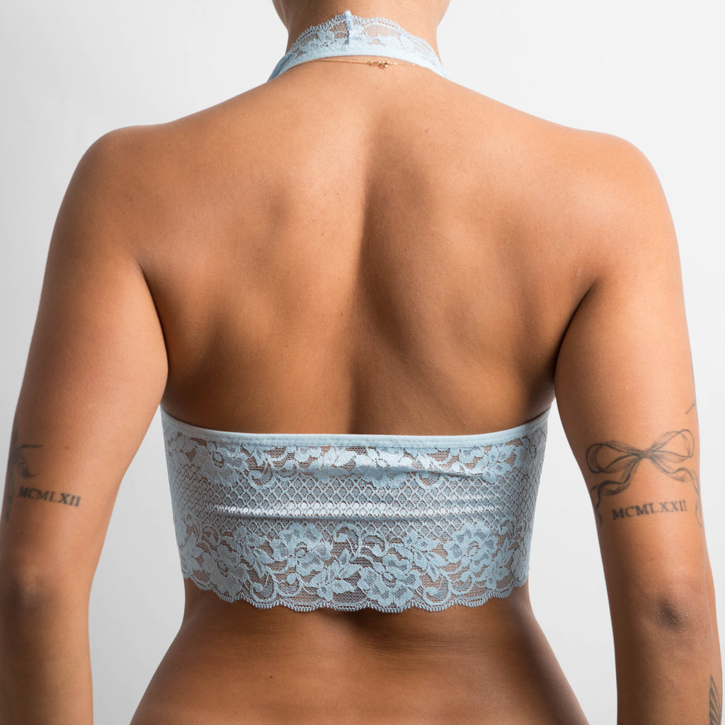 BLUE LACE BRALETTE