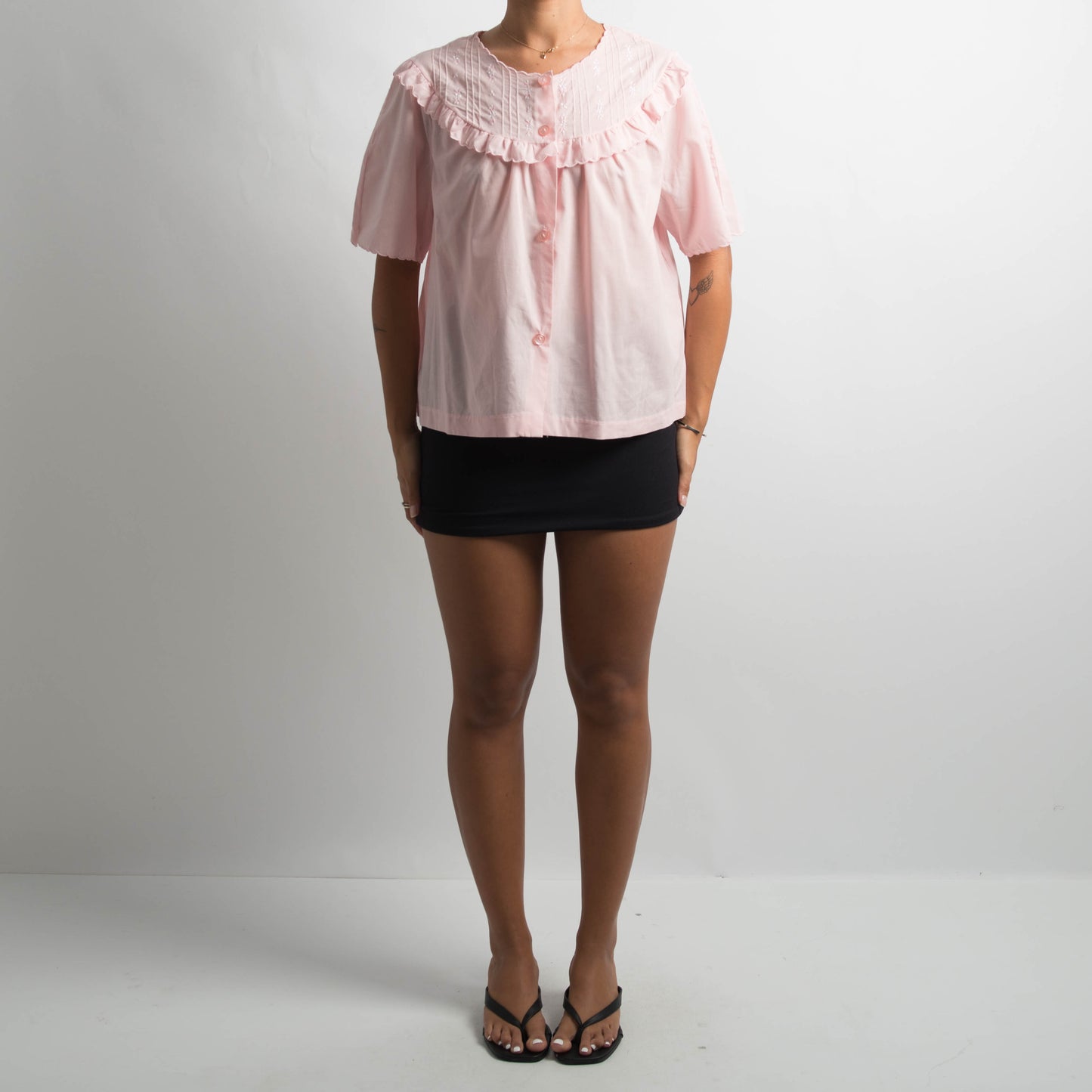 PINK BED JACKET