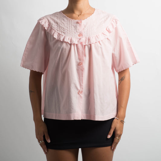 PINK BED JACKET