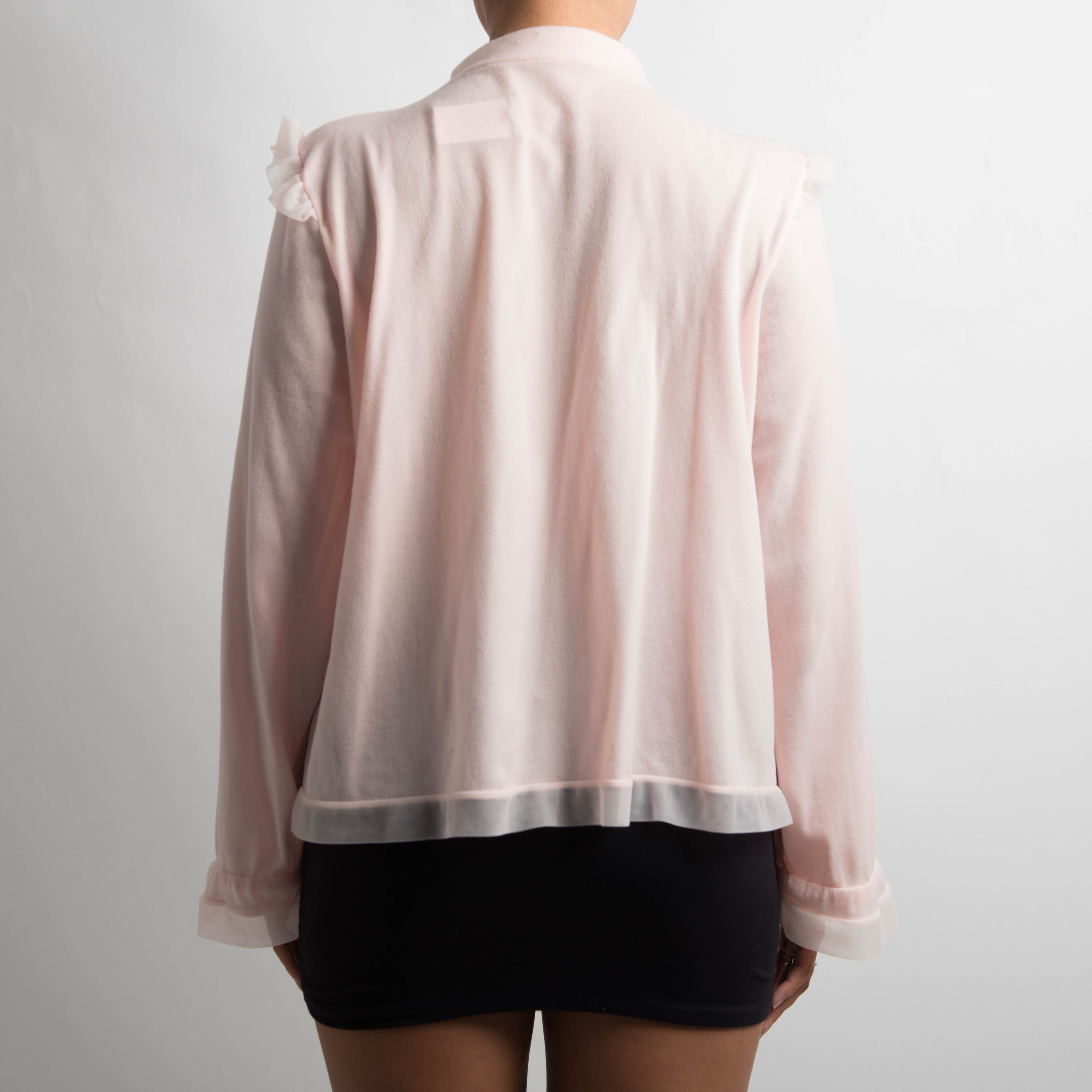 PINK FELT BED JACKET