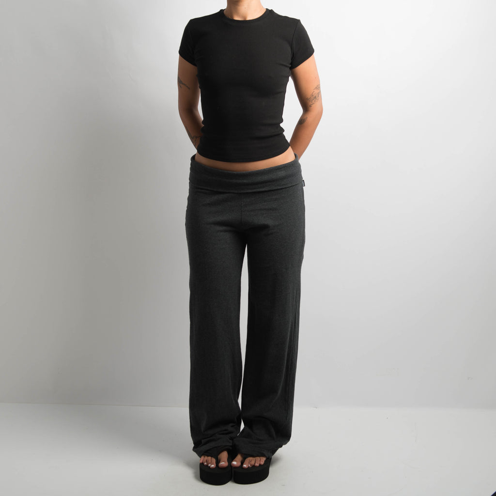 CHARCOAL FLARED LEGGINGS