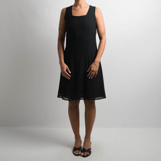BLACK CHIFFON DRESS
