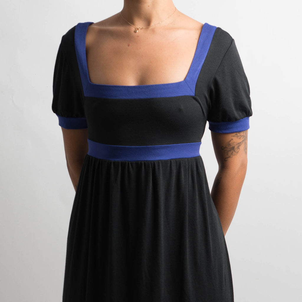 BLACK BABYDOLL DRESS