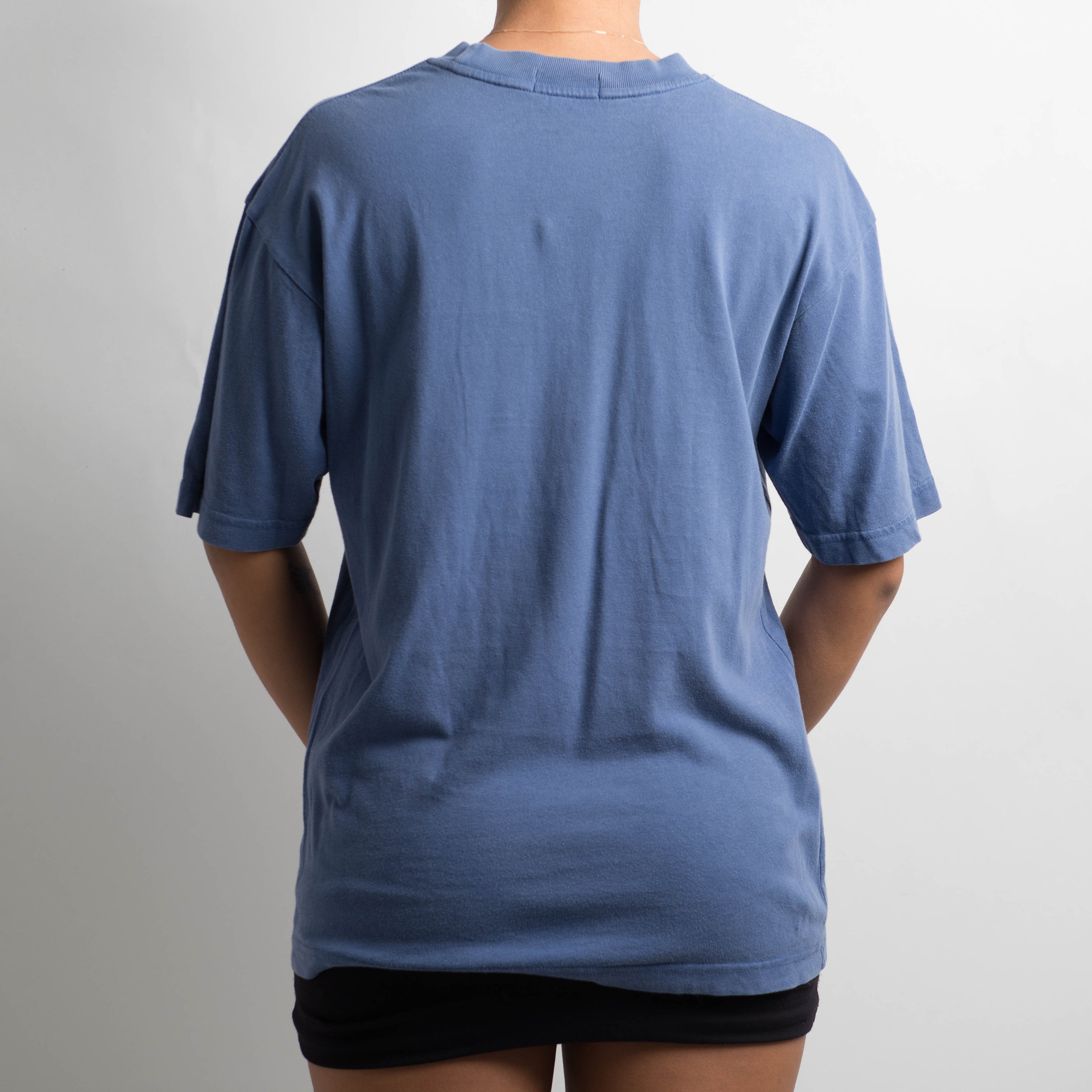 BLUE FADED WASH TSHIRT