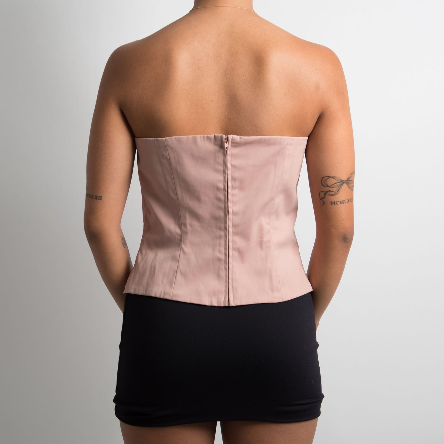 PINK NUDE CORSET TOP