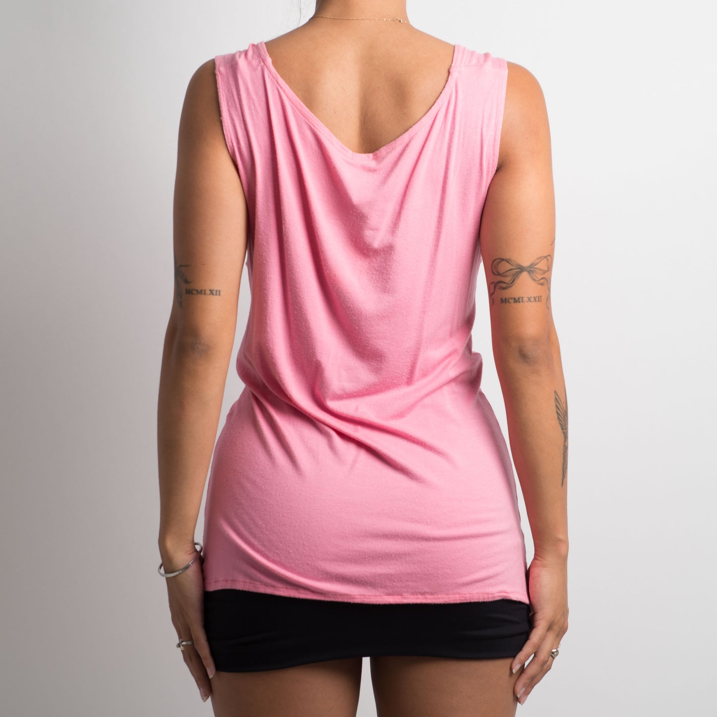 PINK SOFT LONGLINE TOP