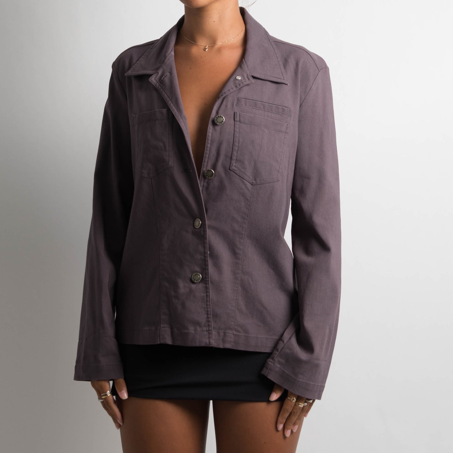 DARK MAUVE SHACKET