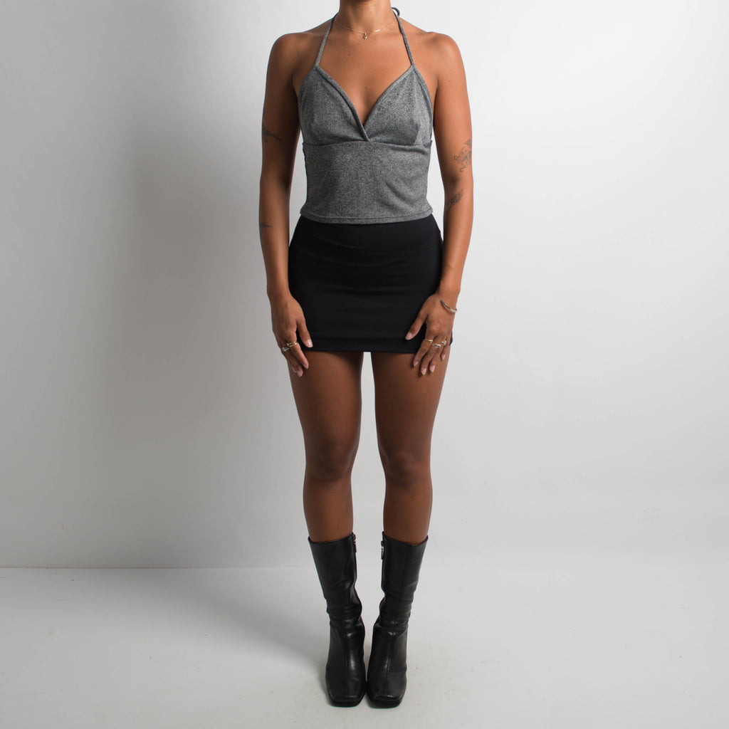 GREY HALTERNECK CAMISOLE
