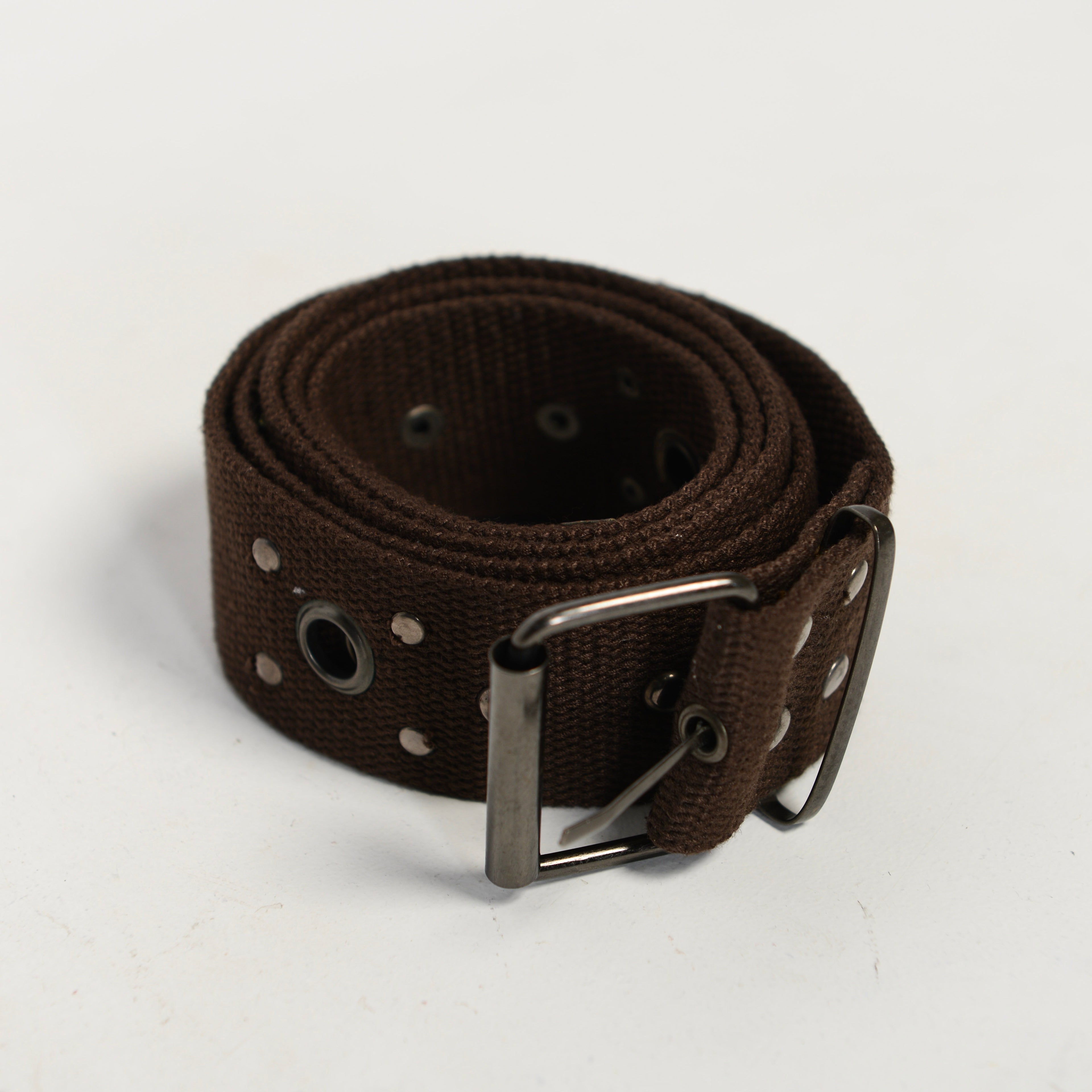 BROWN STUDDED BELT