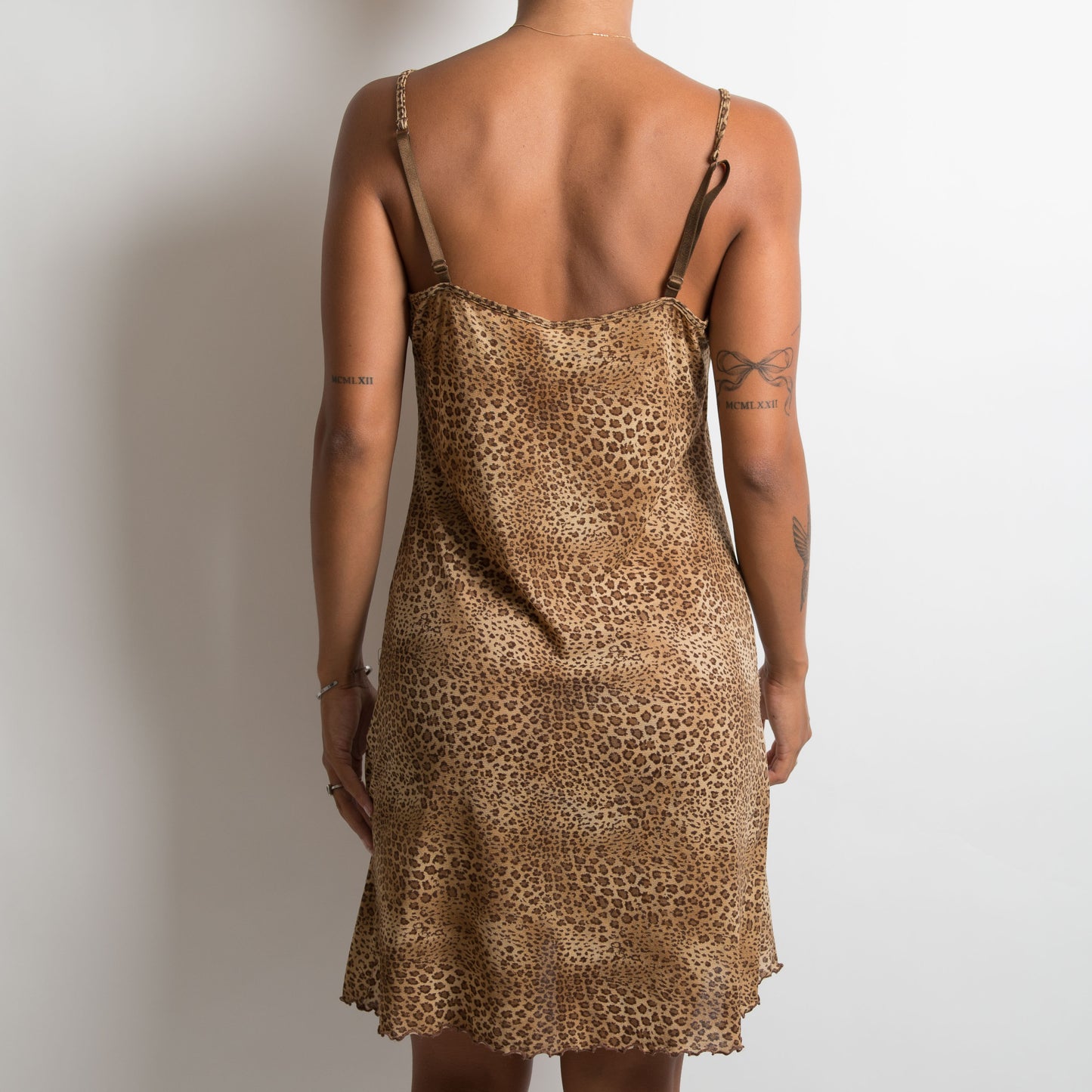 ROBE À IMPRIMÉ ANIMALIER EN MAILLE