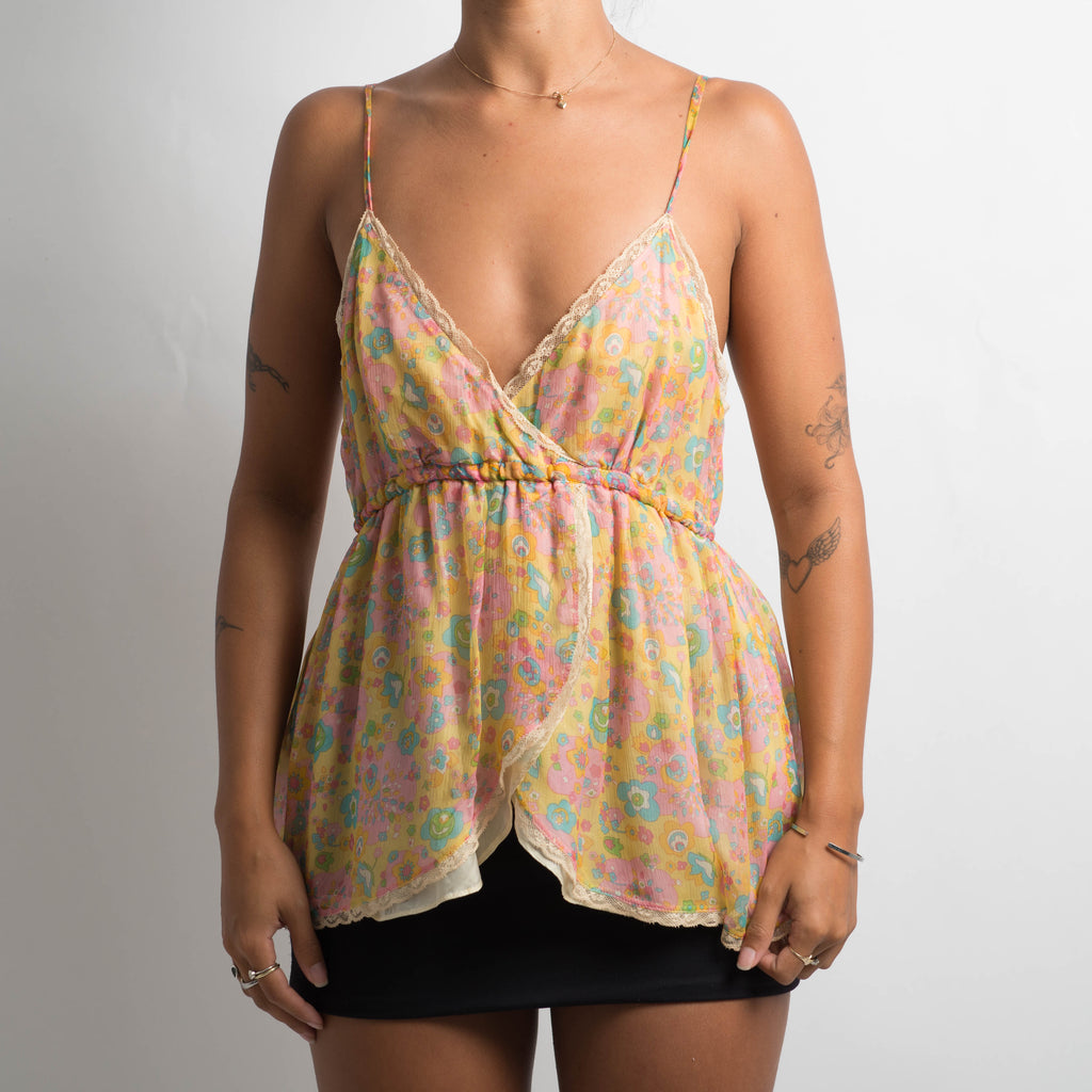 FLORAL BABYDOLL TOP