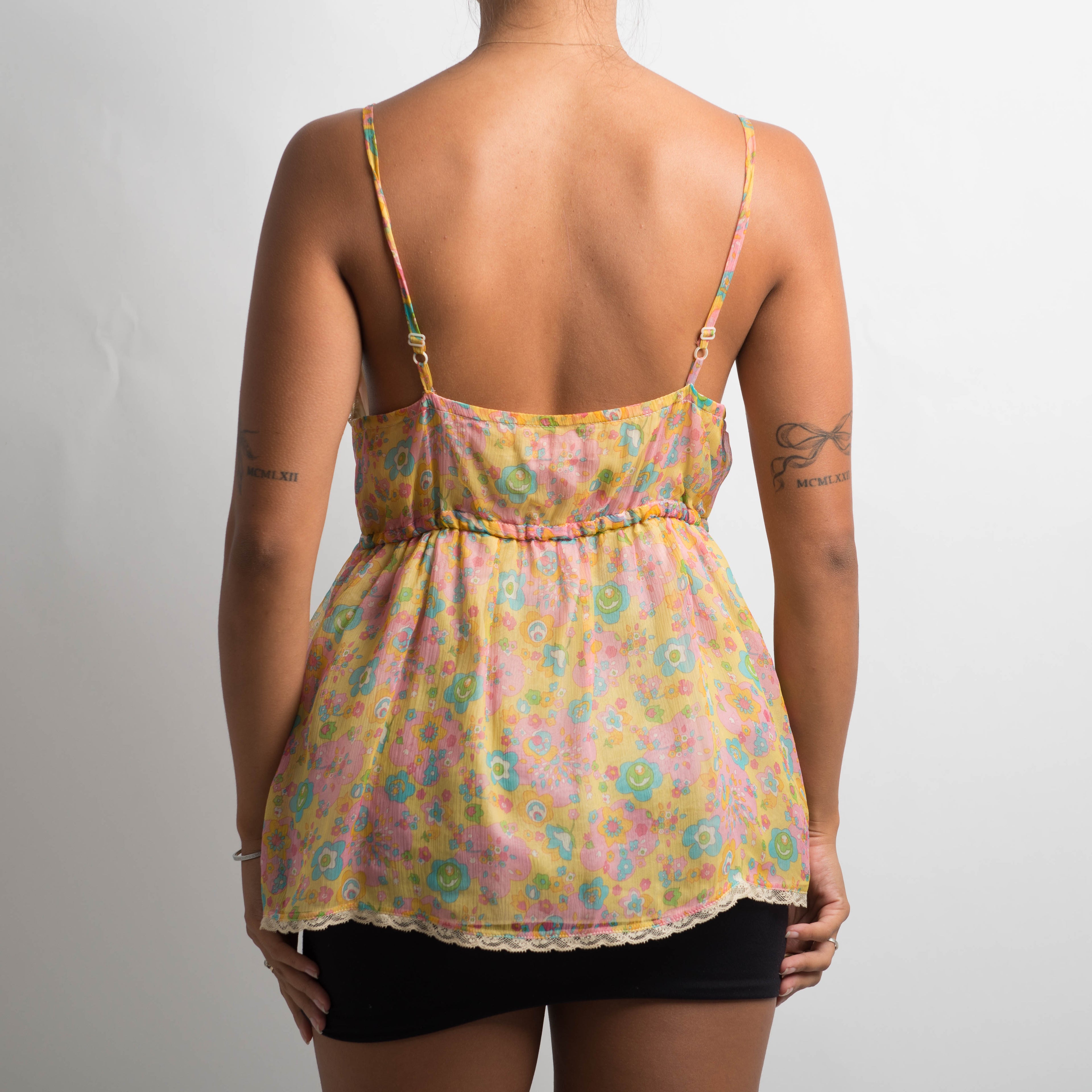 FLORAL BABYDOLL TOP