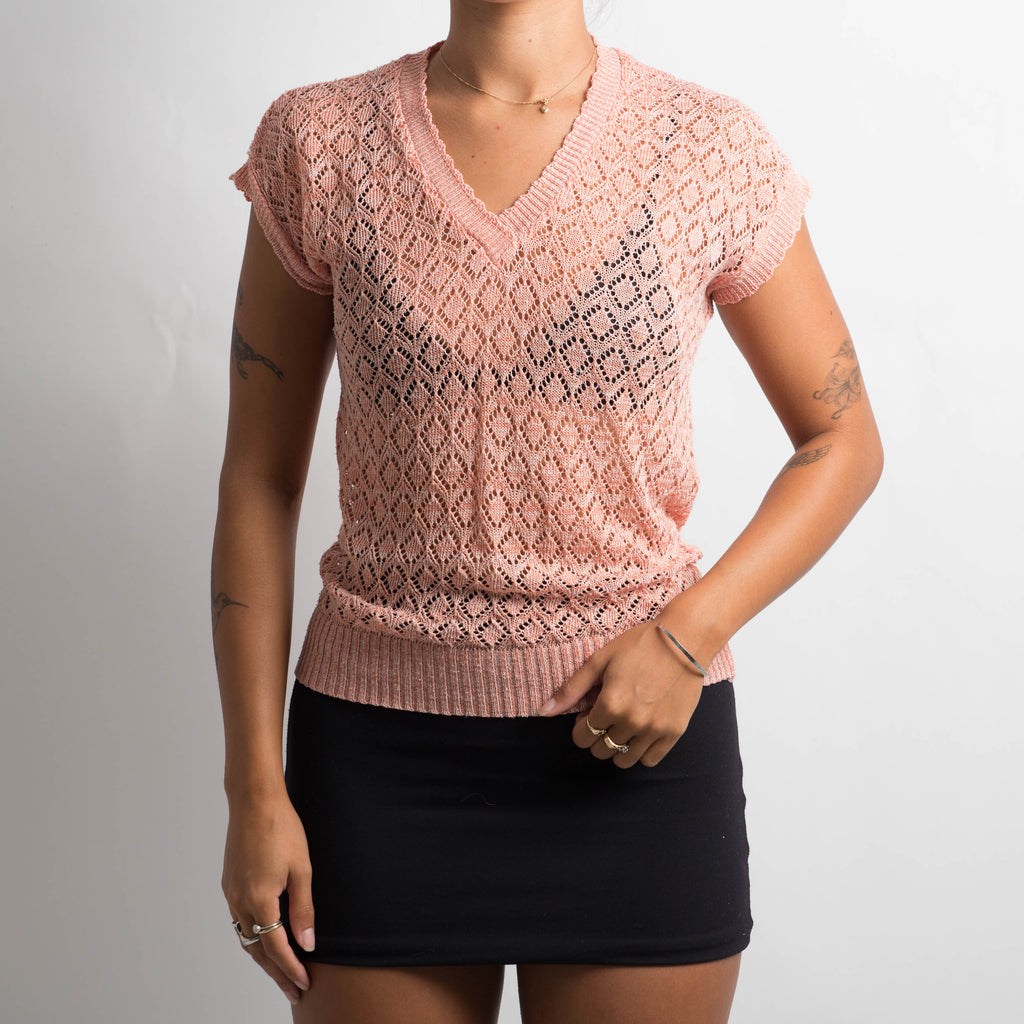 SHEER PINK TOP