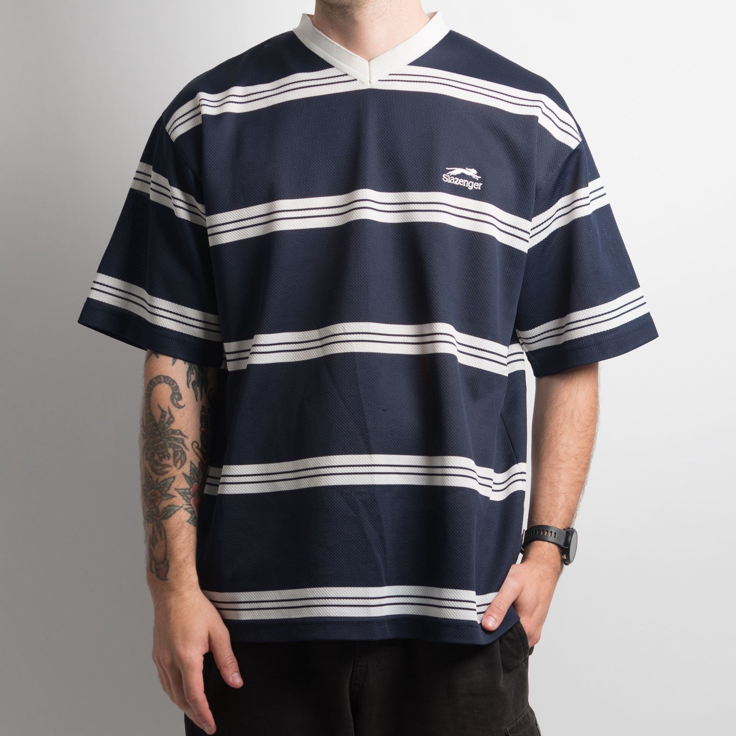 NAVY STRIPED JERSEY