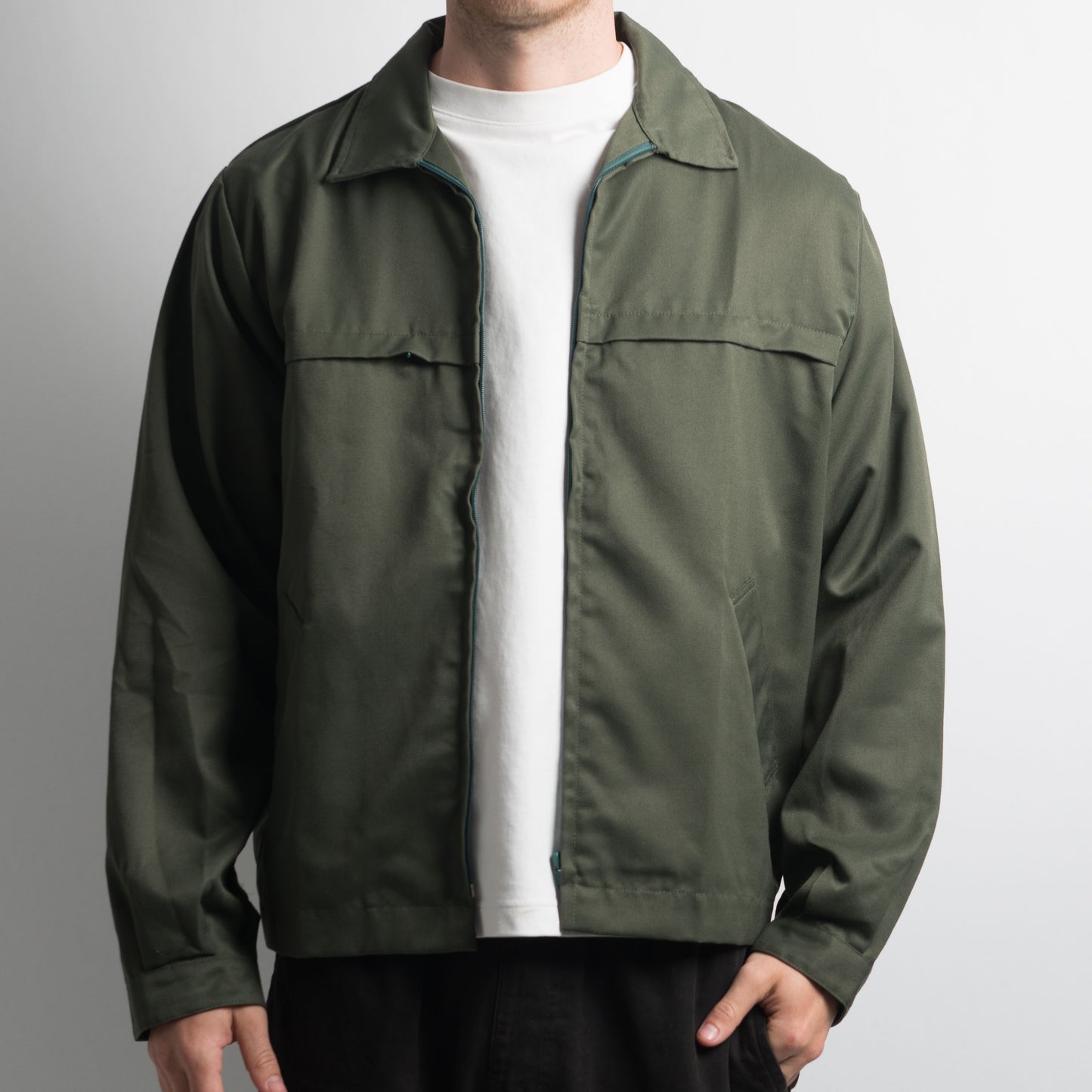 GREEN HARRINGTON JACKET