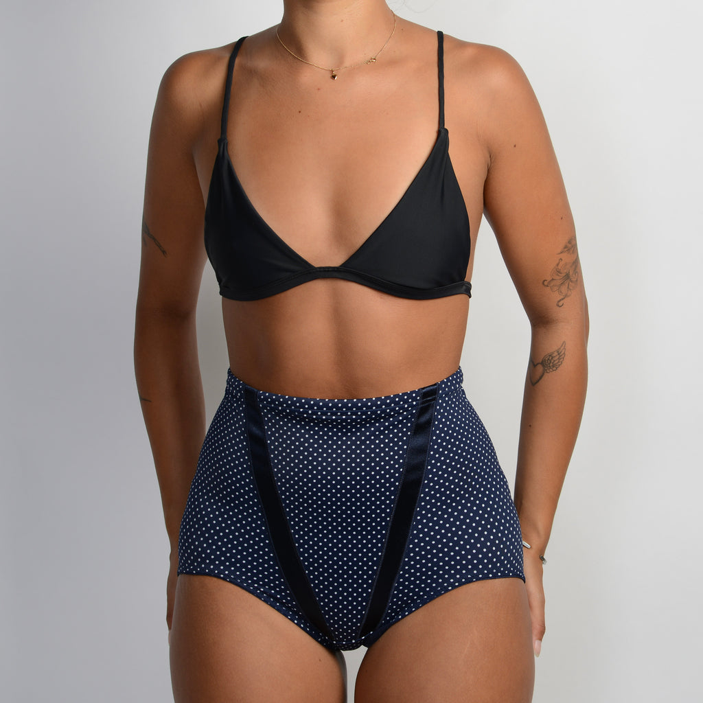 NAVY POLKA DOT BRIEFS