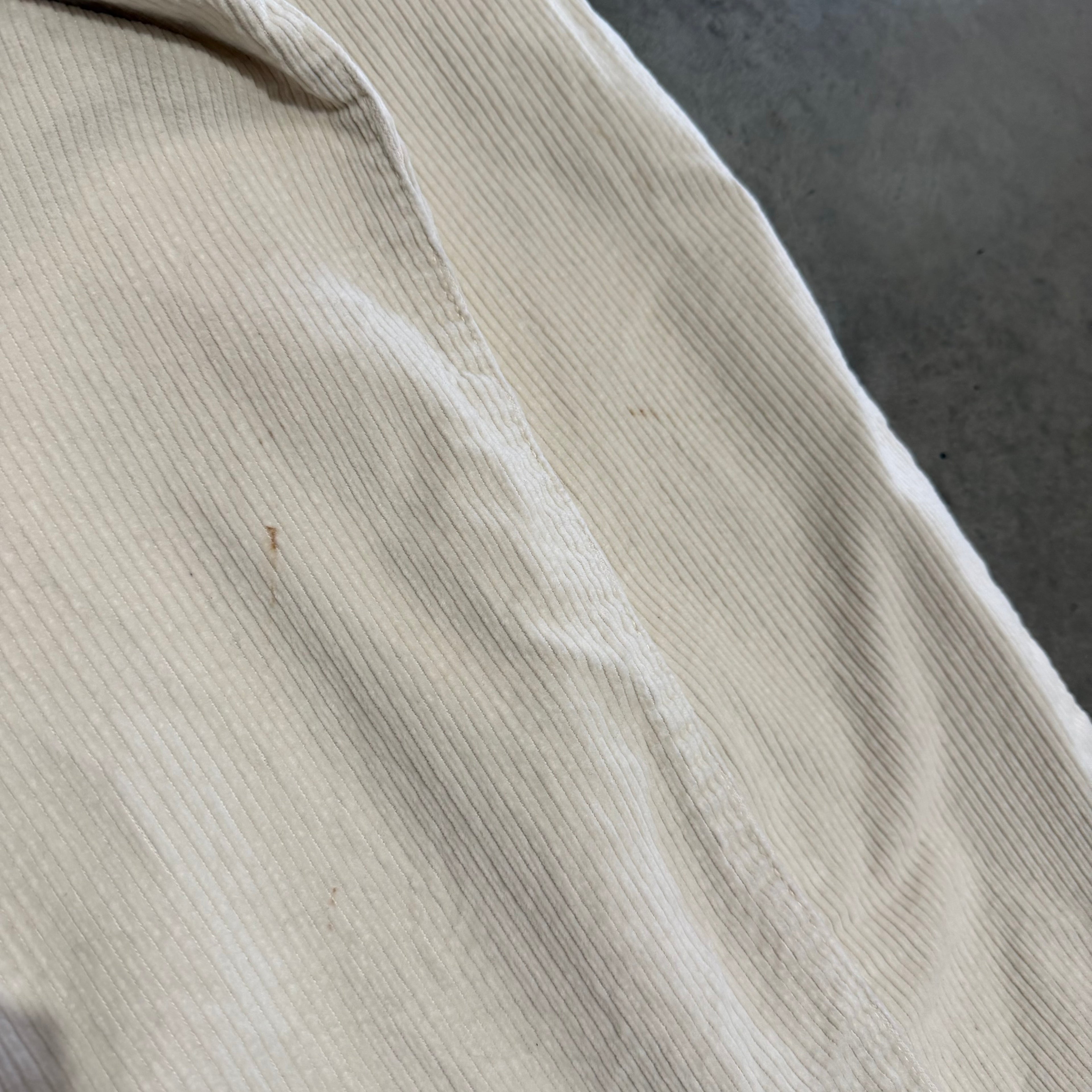 CREAM CORDUROY JEANS