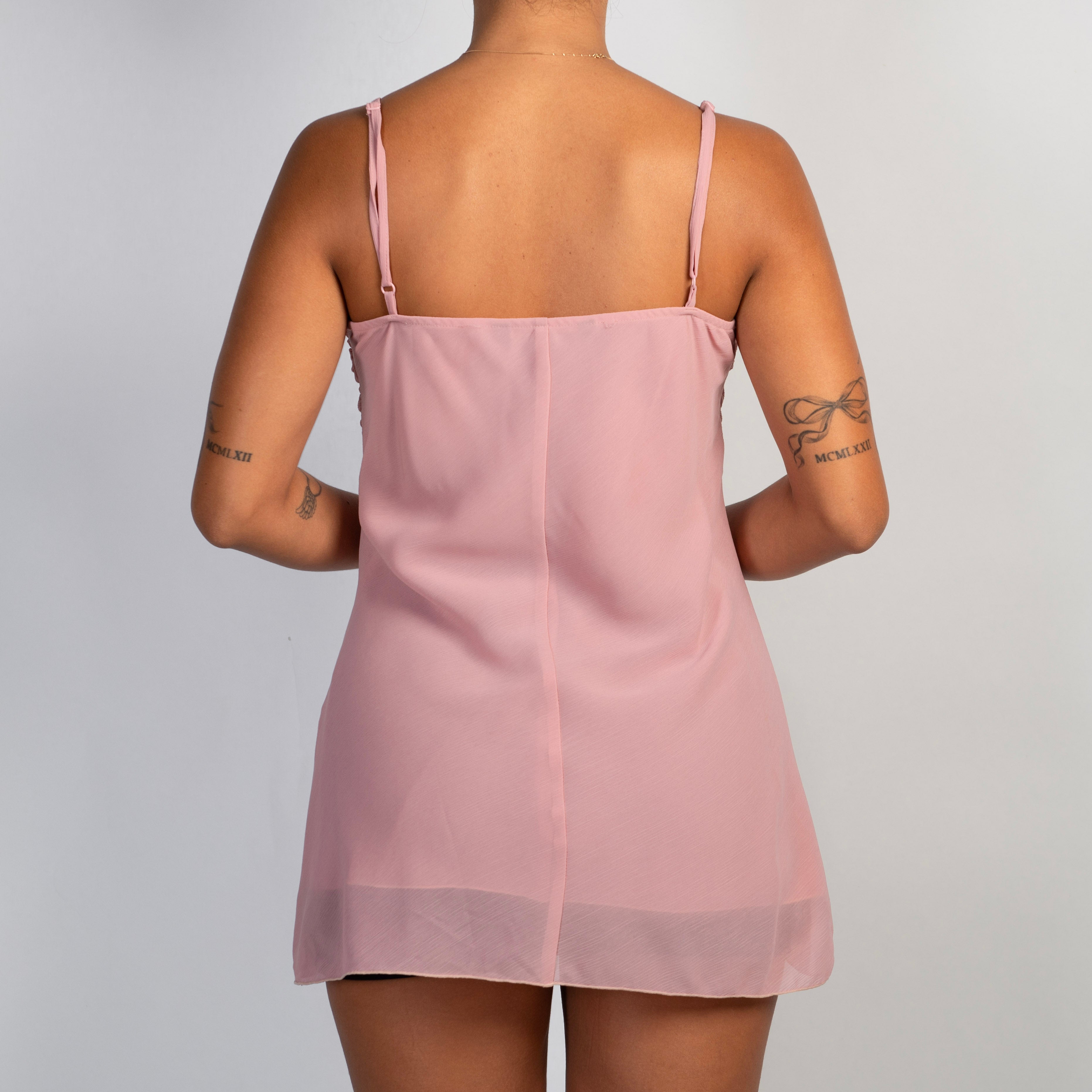 PINK BABYDOLL TOP