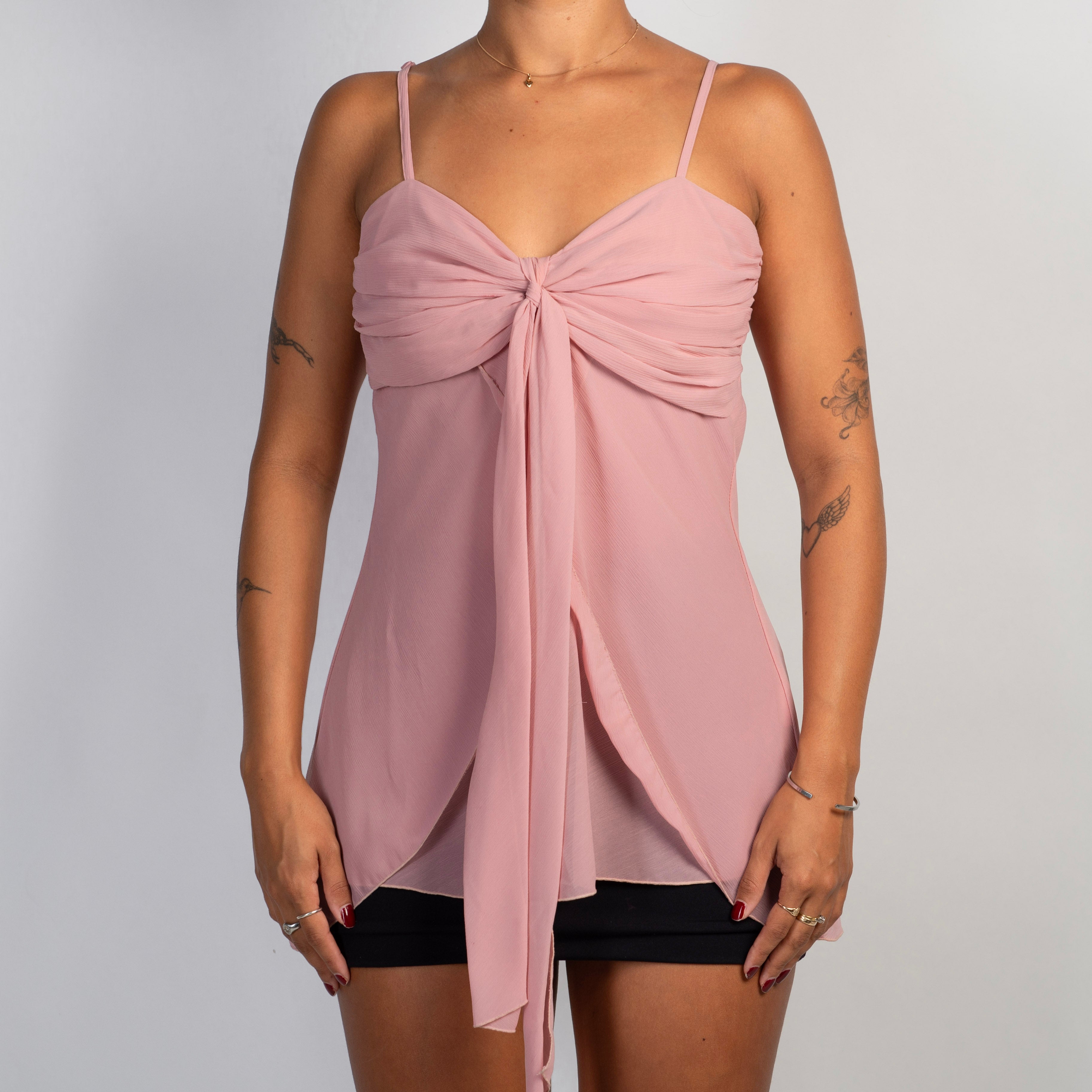 PINK BABYDOLL TOP