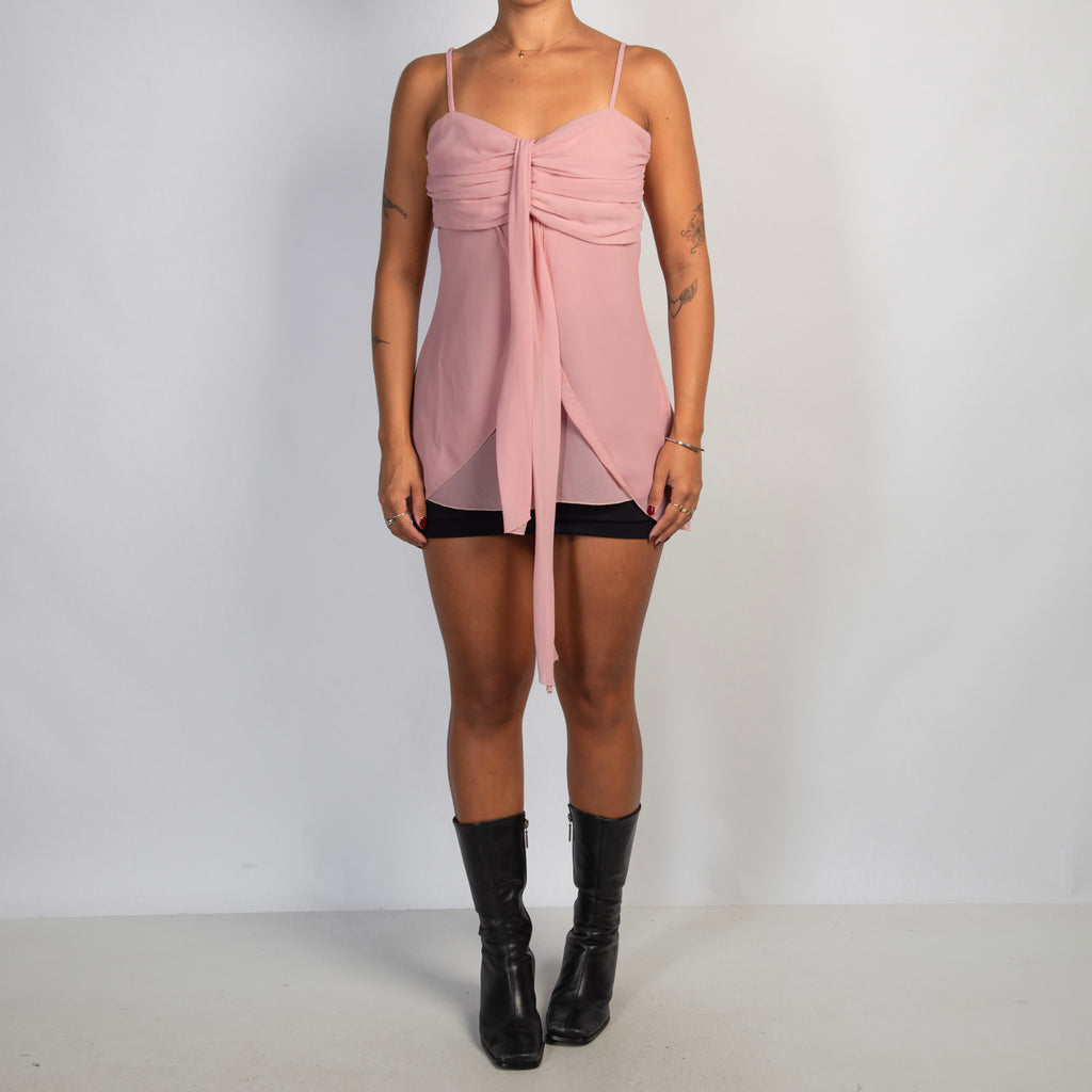 PINK BABYDOLL TOP