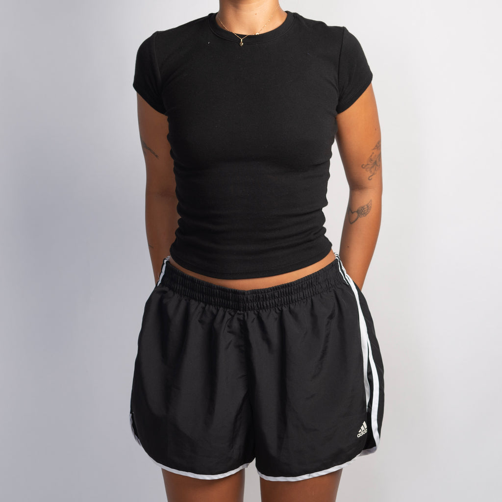 BLACK ADIDAS SHORTS