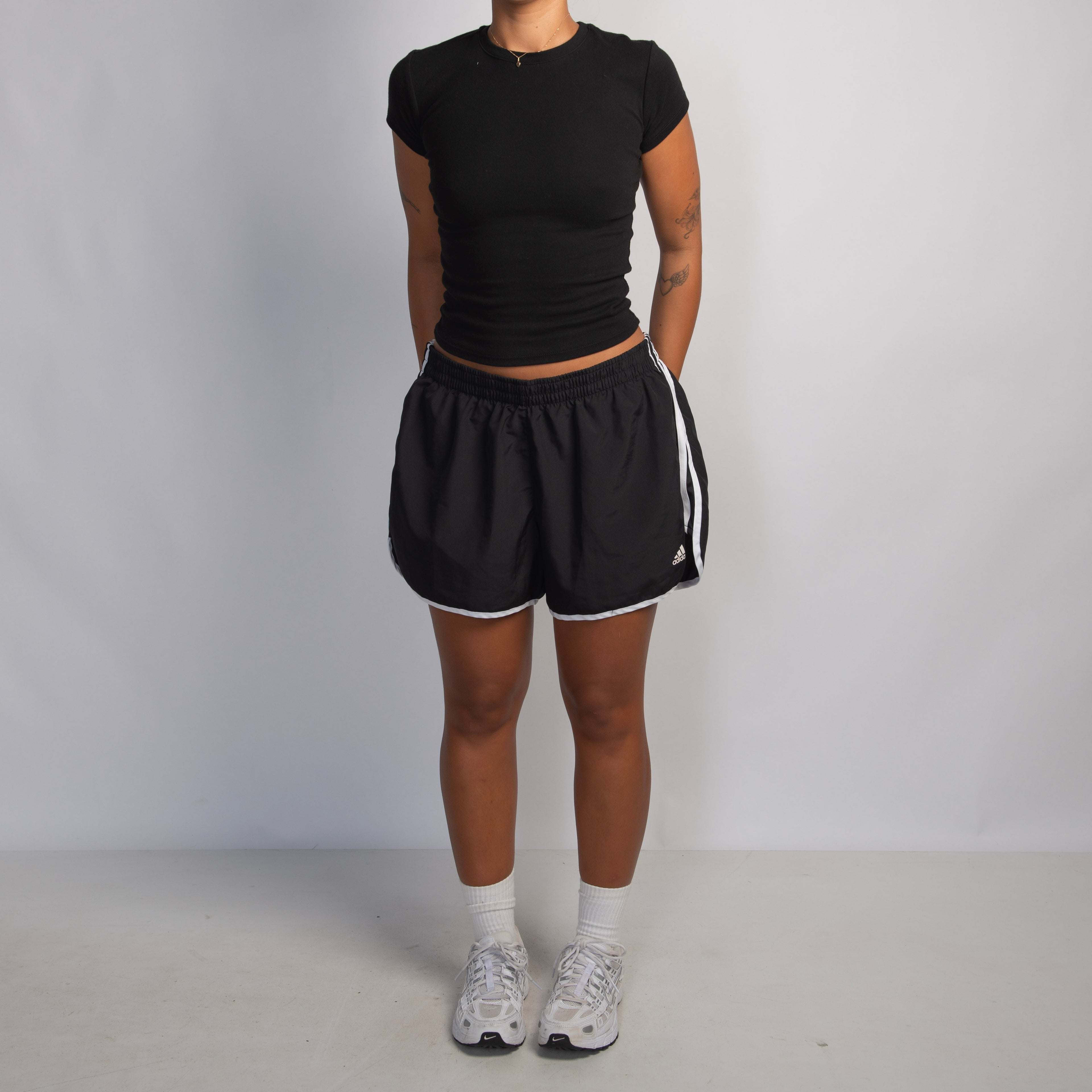 BLACK ADIDAS SHORTS