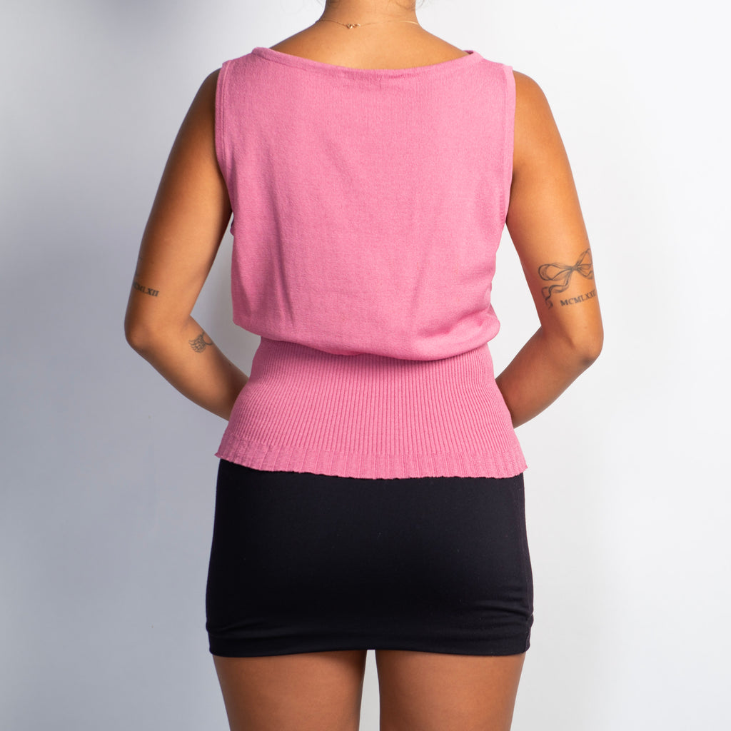 PINK KNIT TOP