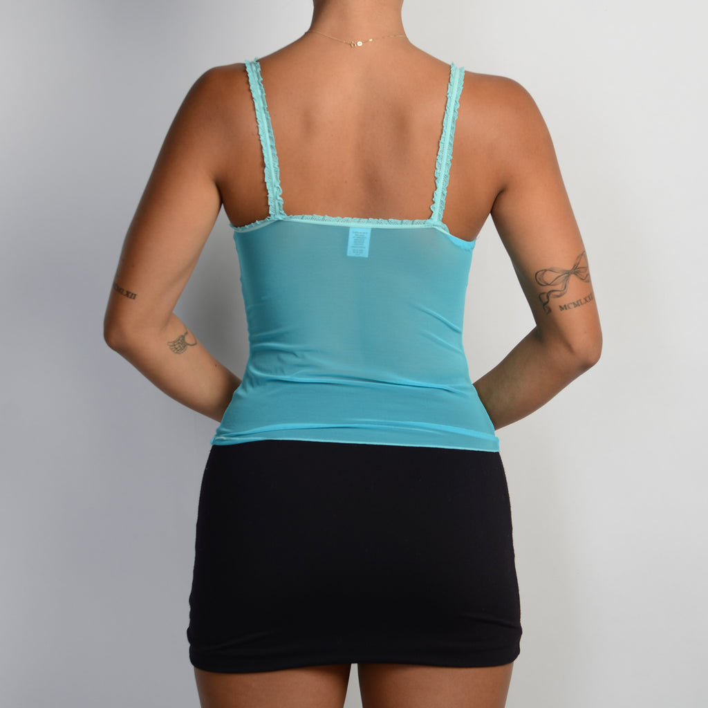 BLUE MESH CAMISOLE