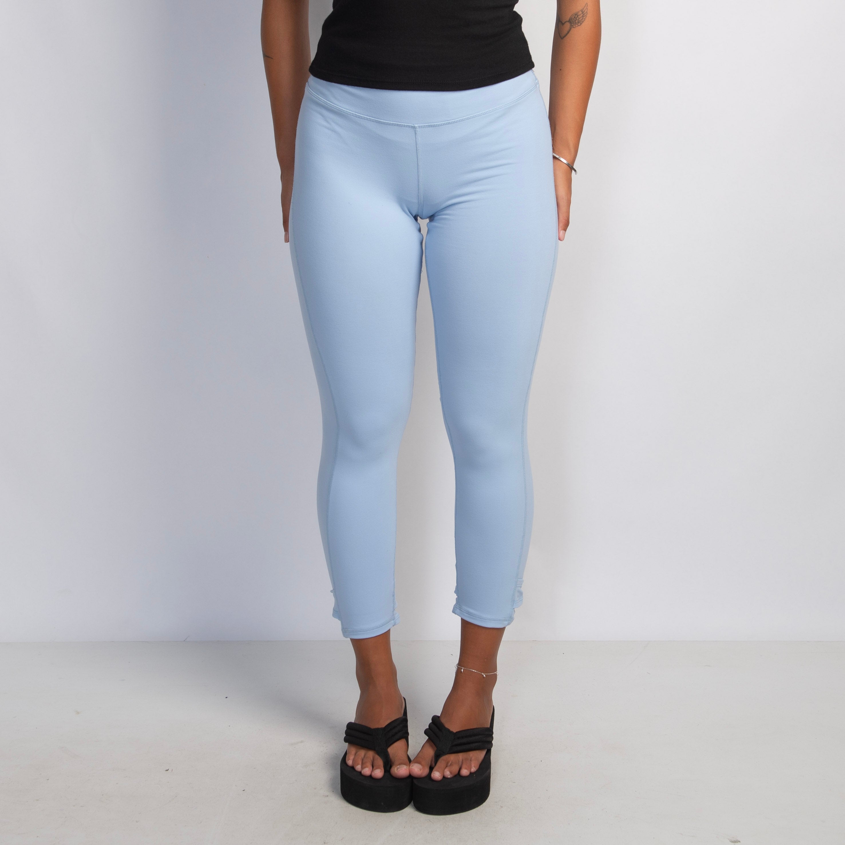 BABY BLUE CROP TIGHTS