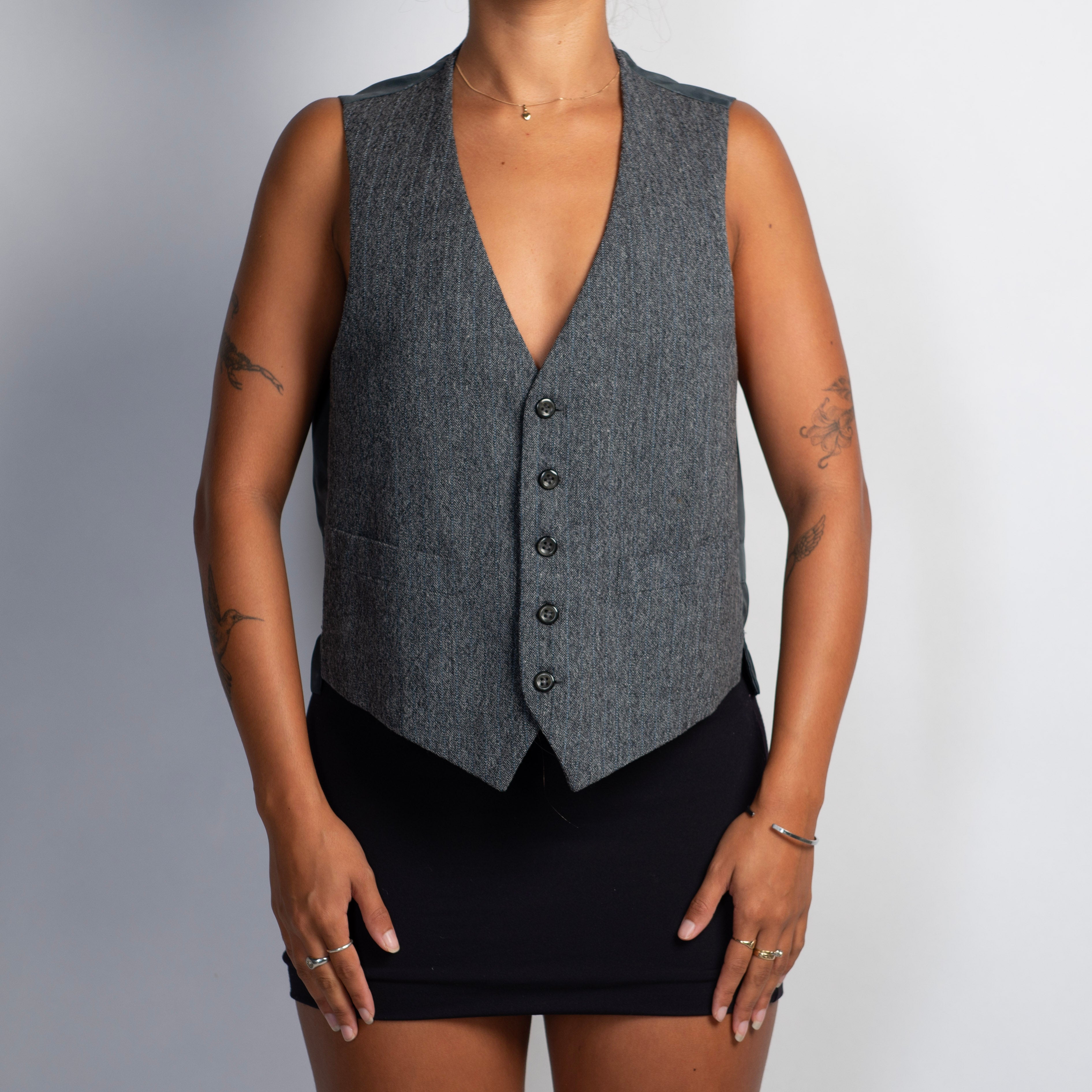 NAVY WAISTCOAT VEST