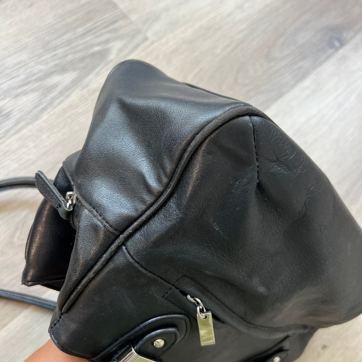 BLACK LEATHER BAG