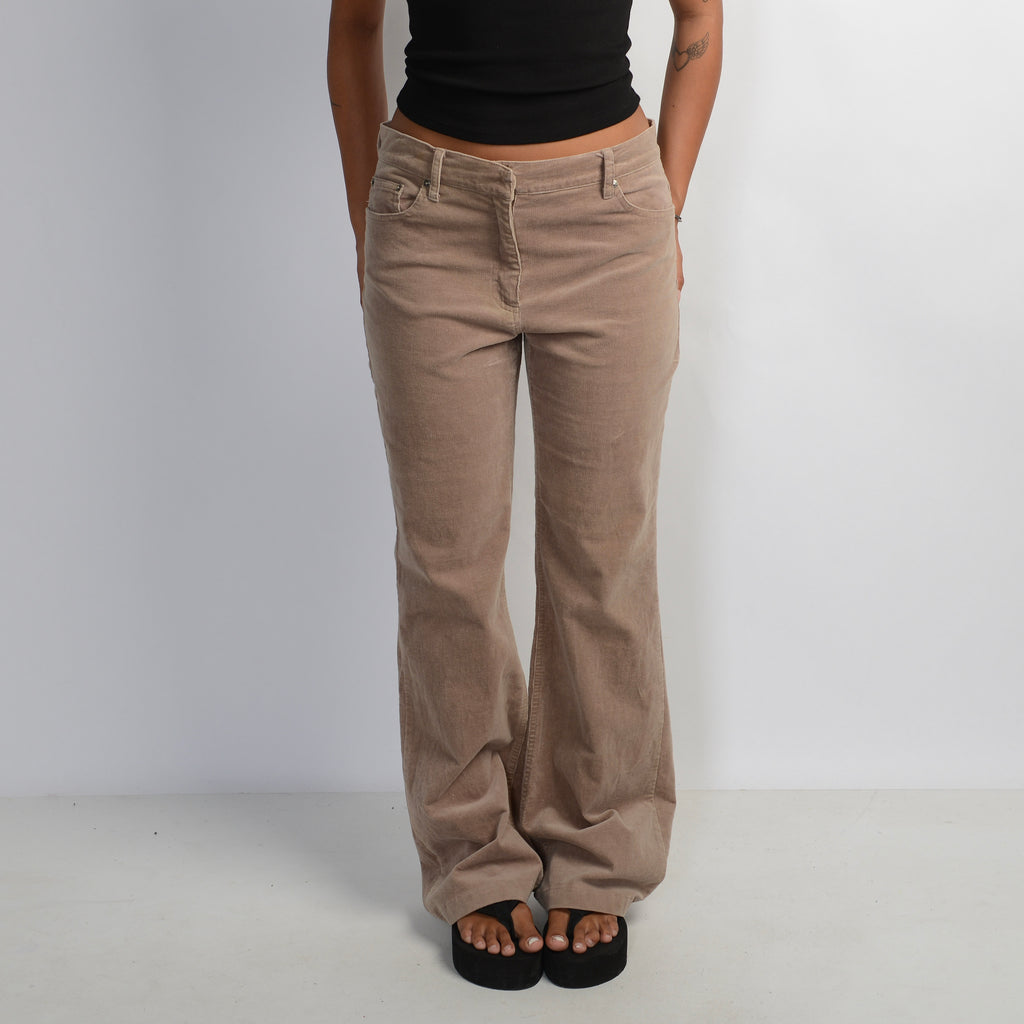TAN MICRO CORDUROY PANTS