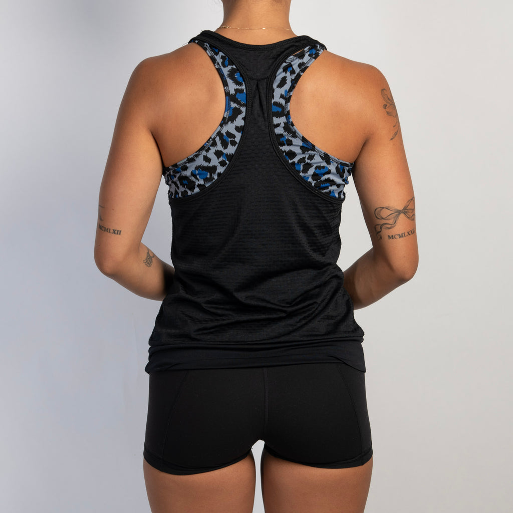 BLACK ACTIVE TANK TOP