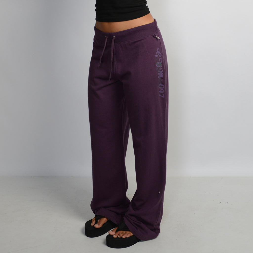 PURPLE DRAWSTRING SWEATPANTS